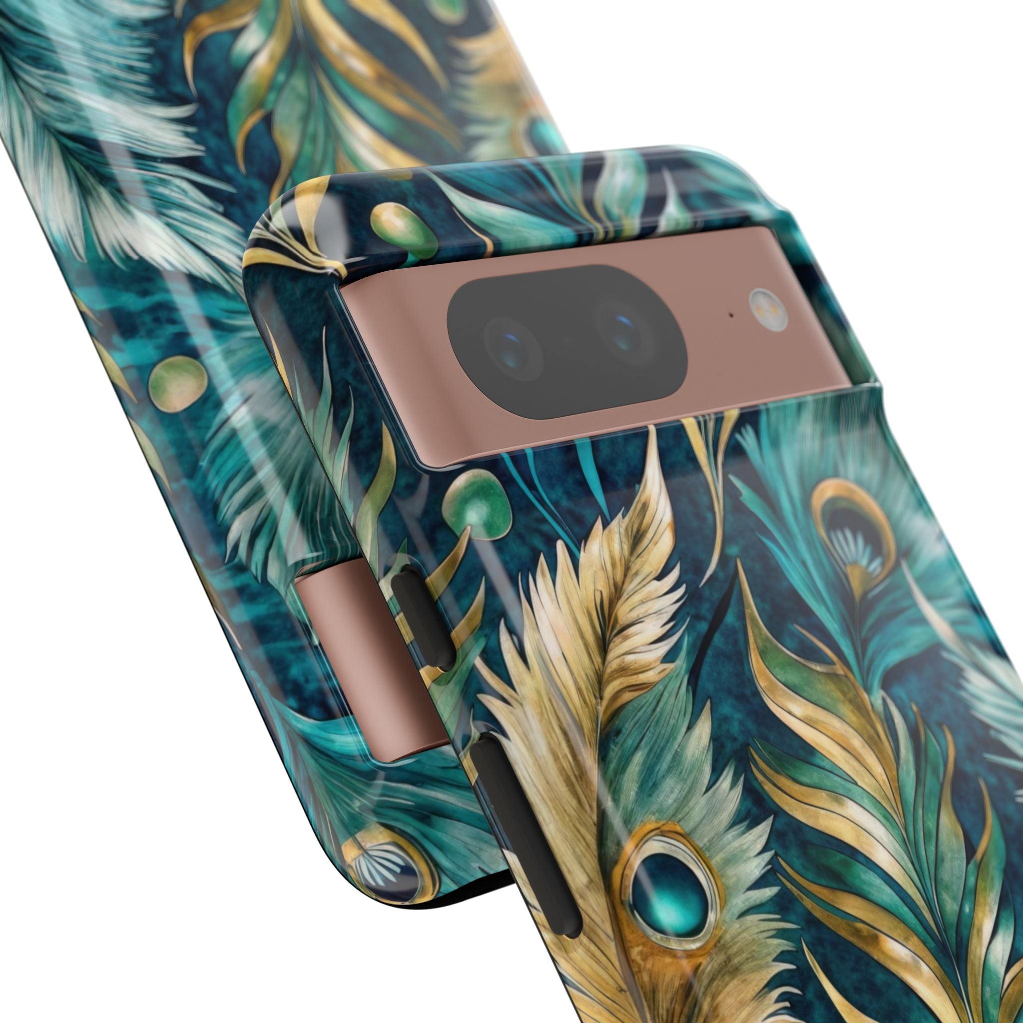 Peacock Feathers - Tough Guard Google Pixel Case