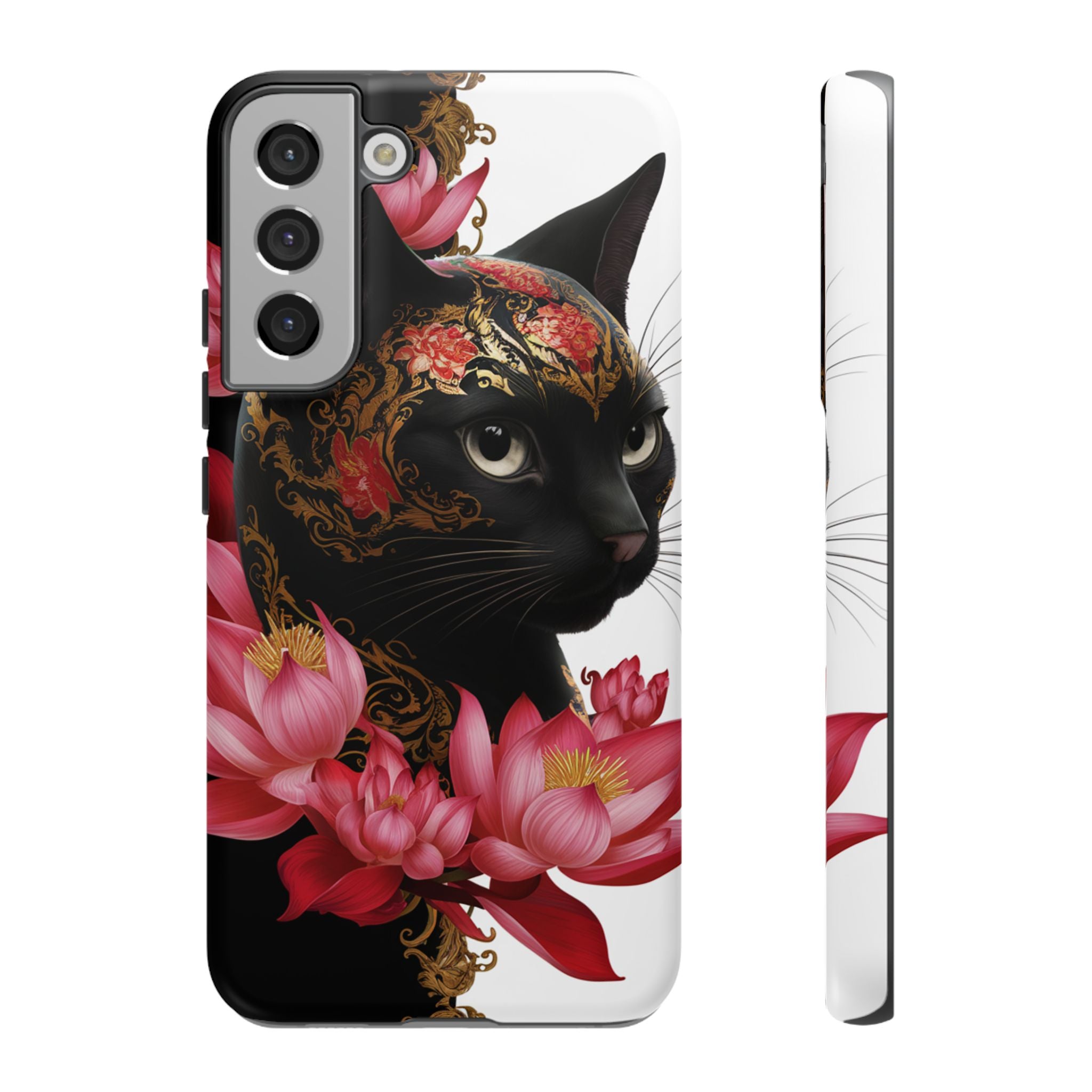 Yin & Yang Mystic Cat - Tough Guard Samsung Galaxy Case