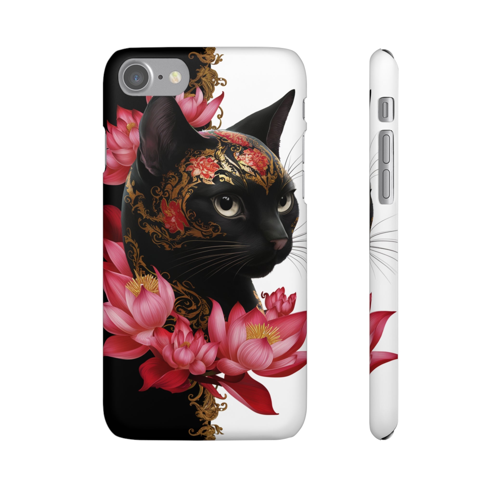 Yin & Yang Mystic Cat - Snap Case Apple iPhone Case
