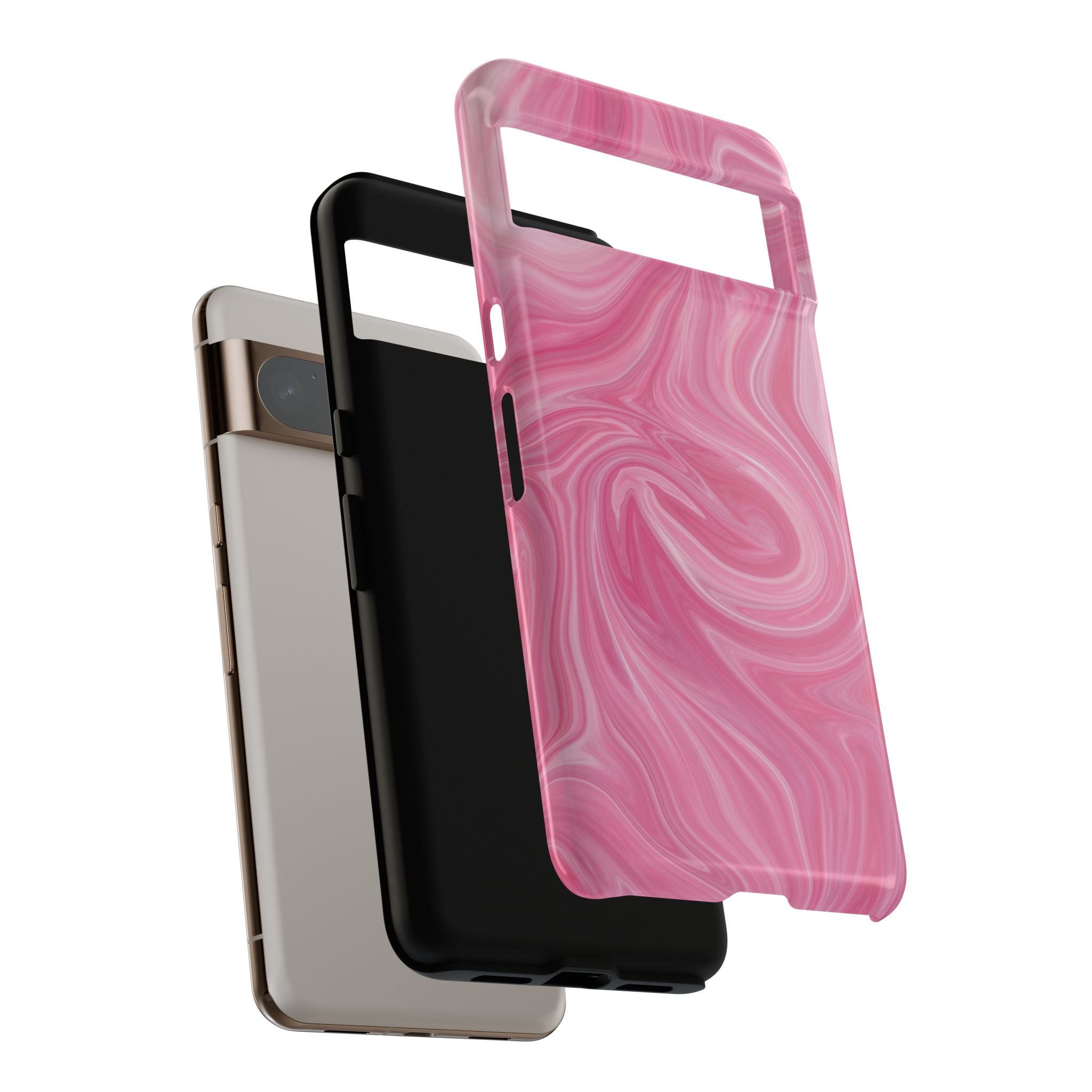 Pink Blush Marble - Tough Guard Google Pixel Case