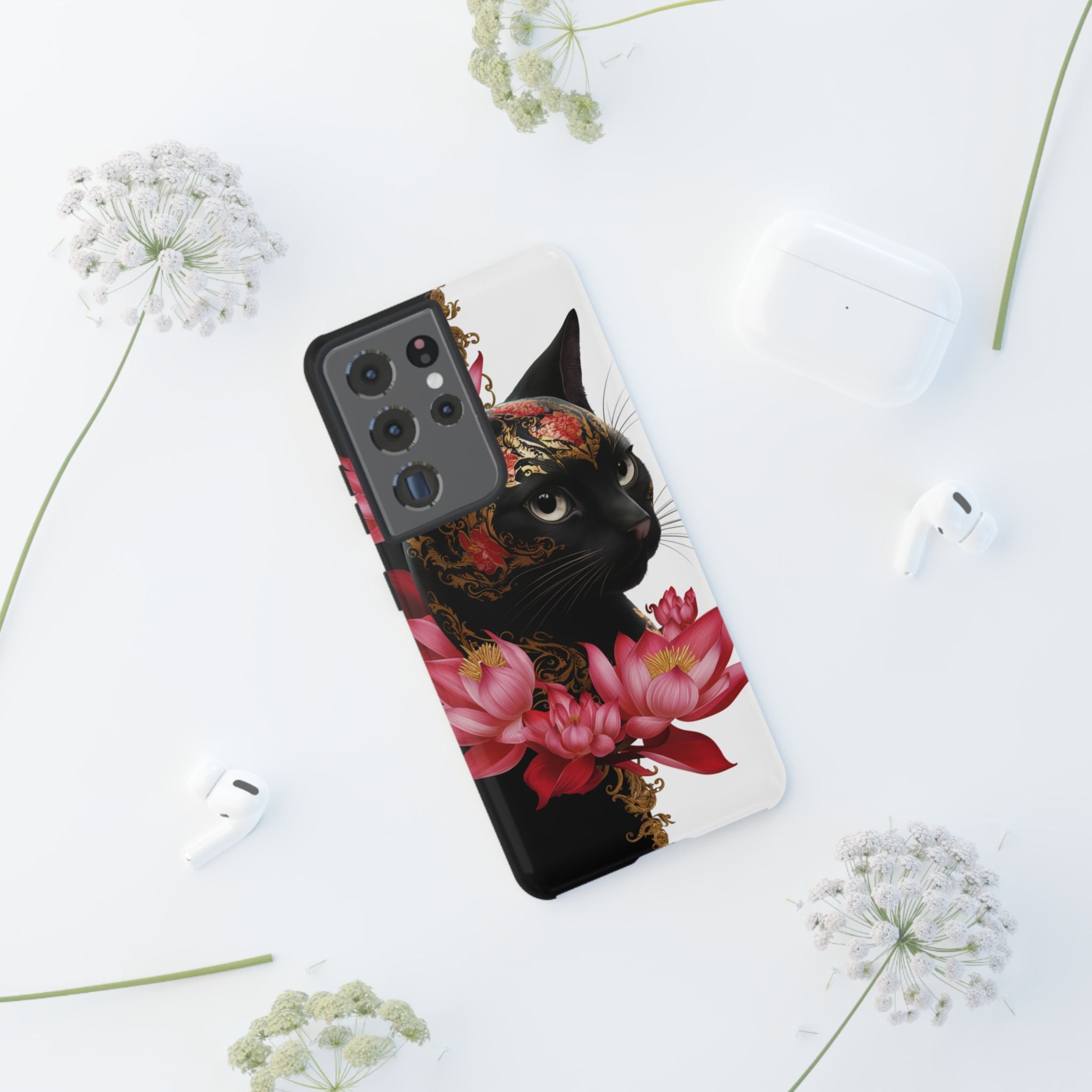 Yin & Yang Mystic Cat - Tough Guard Samsung Galaxy Case