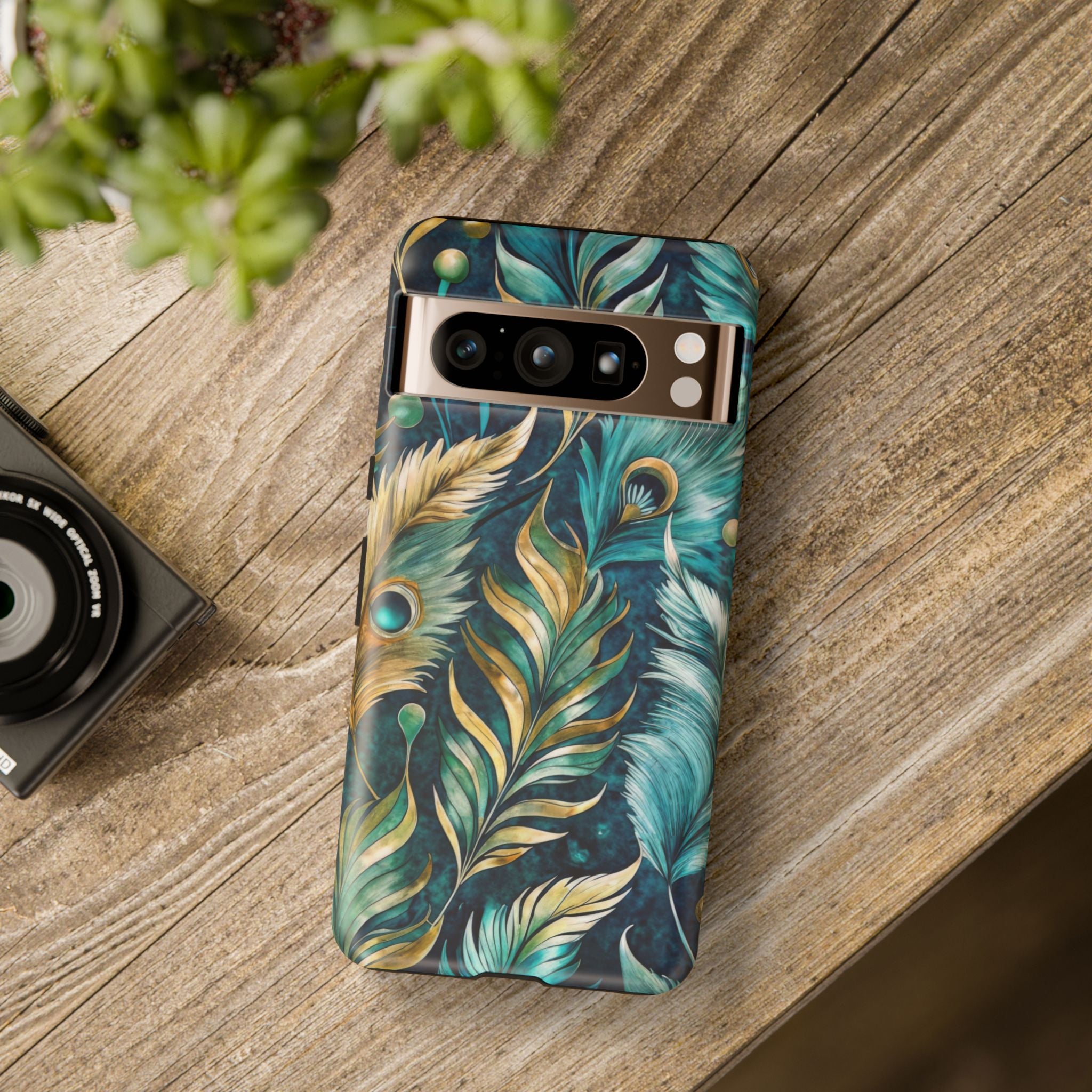 Peacock Feathers - Tough Guard Google Pixel Case