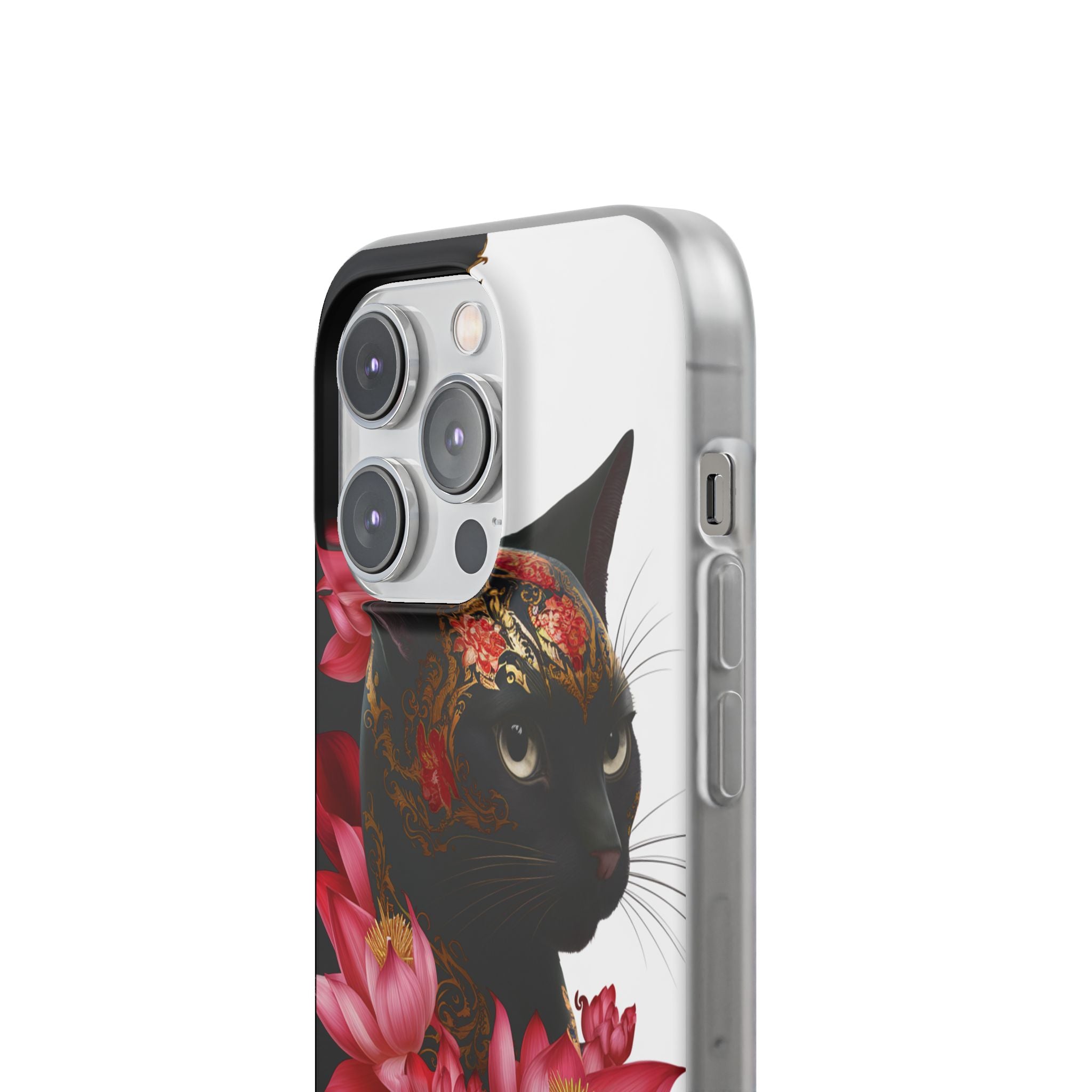 Yin & Yang Mystic Cat - Flexi Case Apple iPhone Case