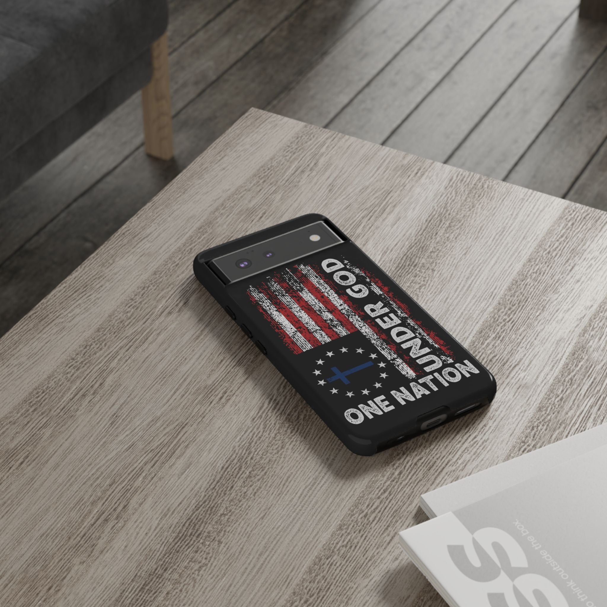 One Nation Under God American Flag - Tough Guard Google Pixel Case