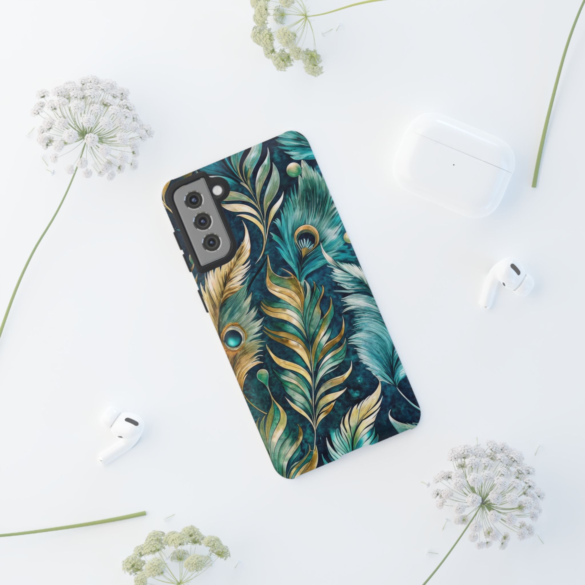 Peacock Feathers - Tough Guard Samsung Galaxy Case
