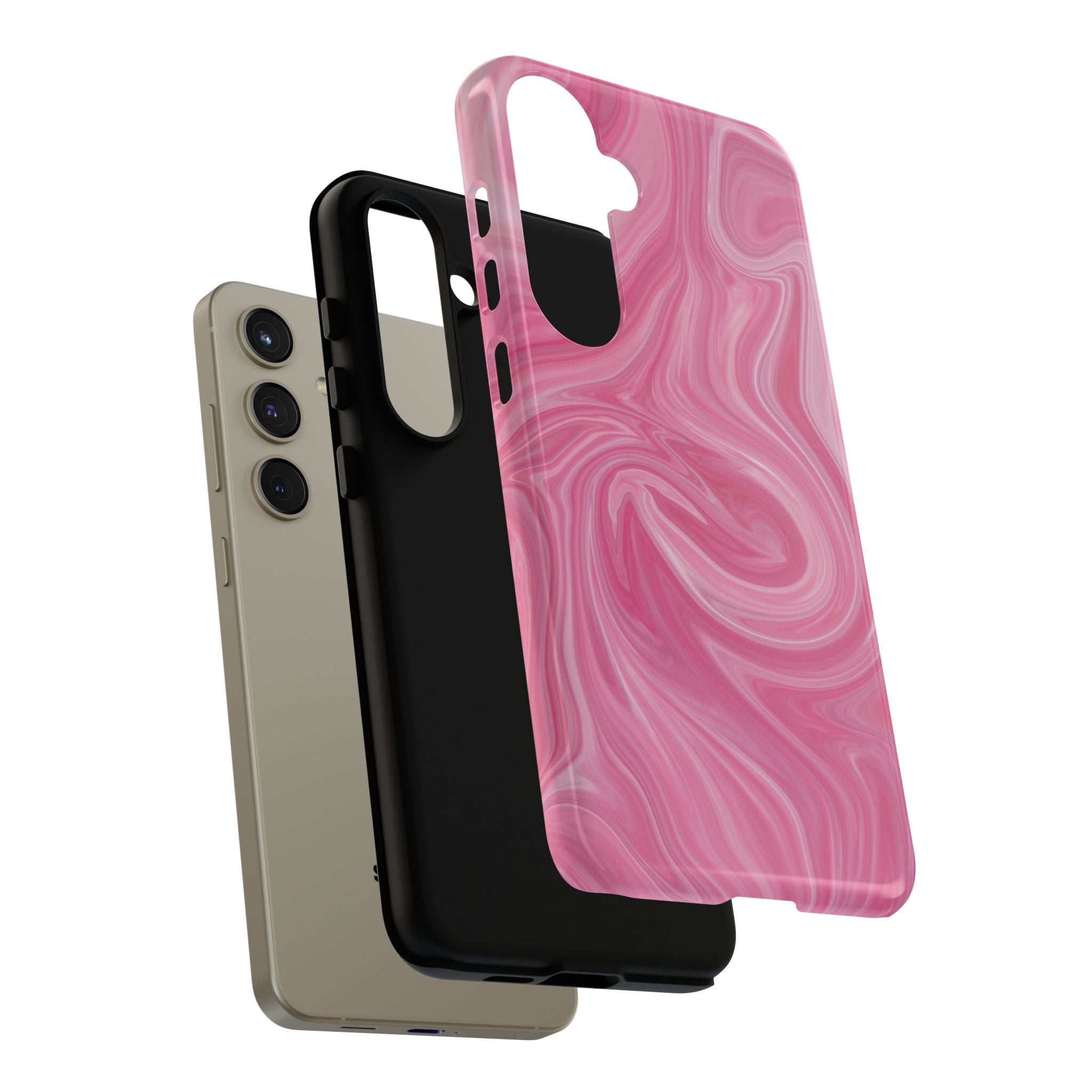 Pink Blush Marble - Tough Guard Samsung Galaxy Case