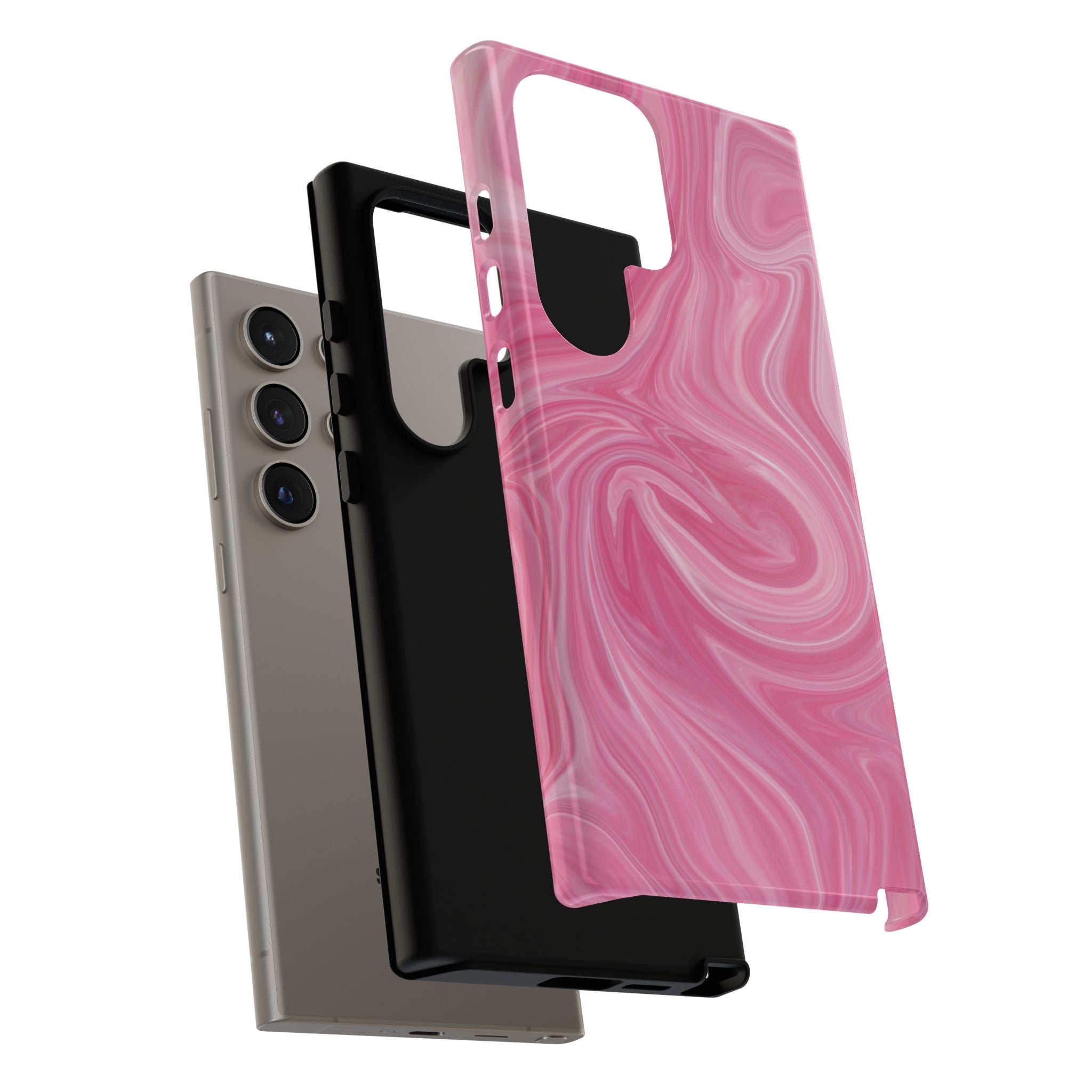 Pink Blush Marble - Tough Guard Samsung Galaxy Case