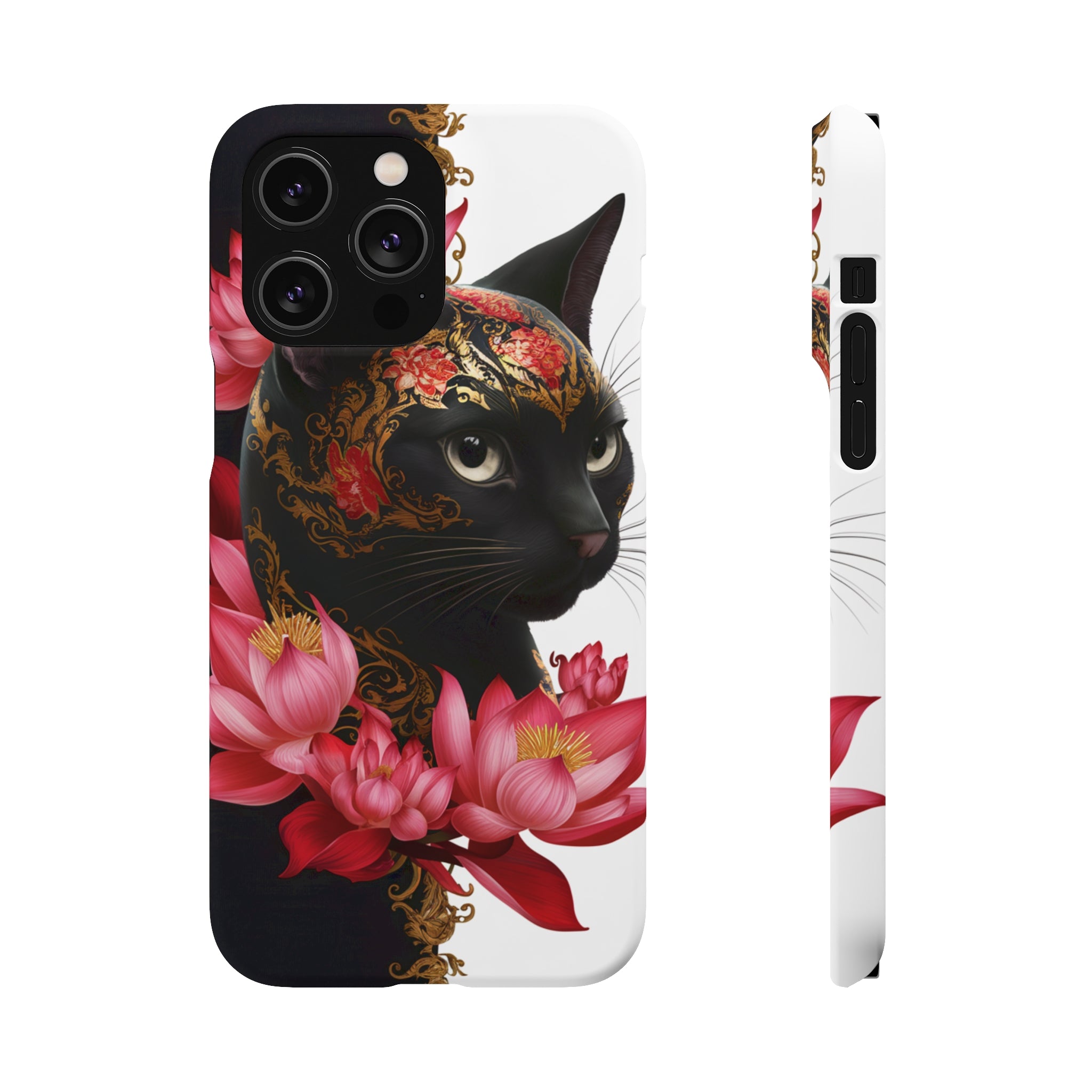 Yin & Yang Mystic Cat - Snap Case Apple iPhone Case