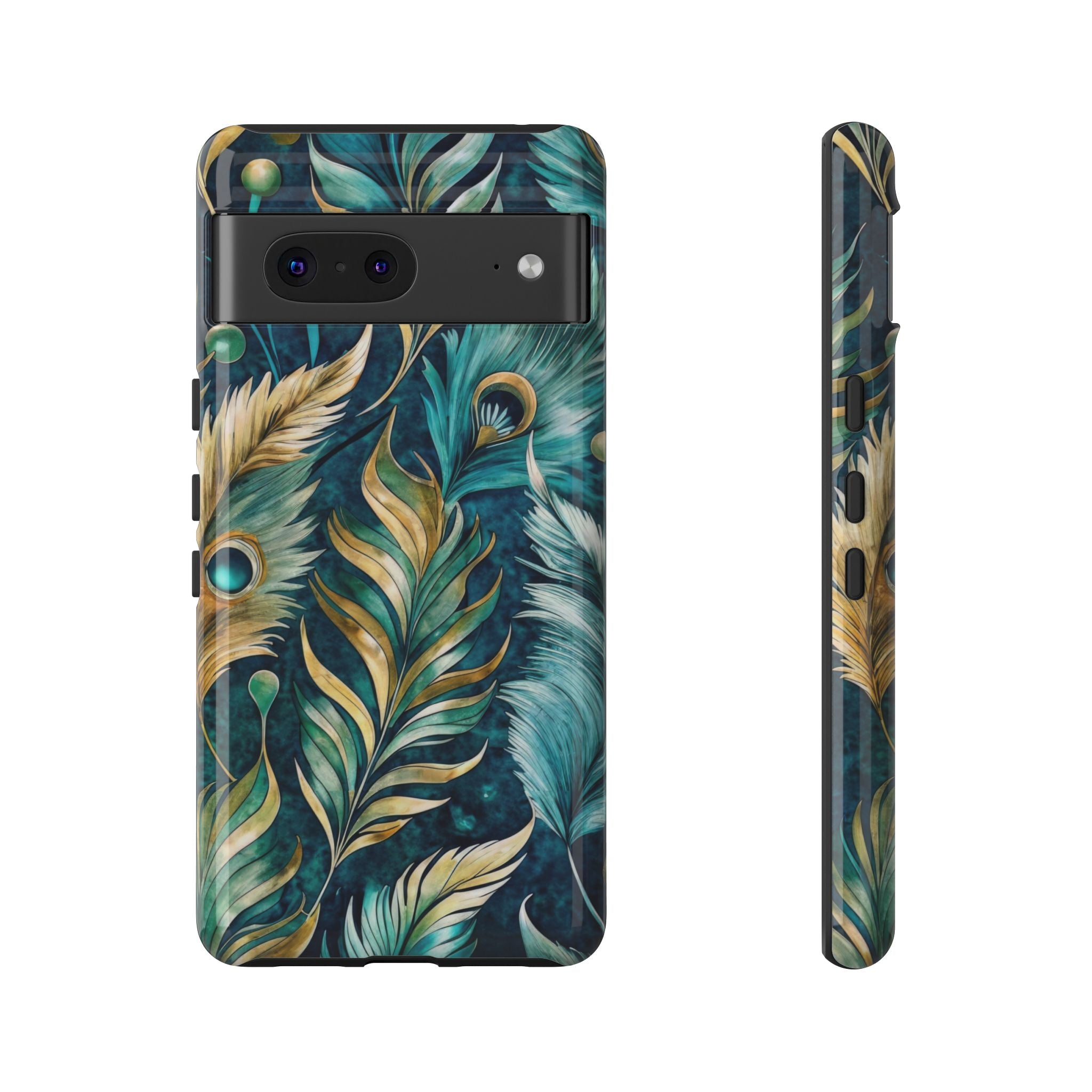 Peacock Feathers - Tough Guard Google Pixel Case