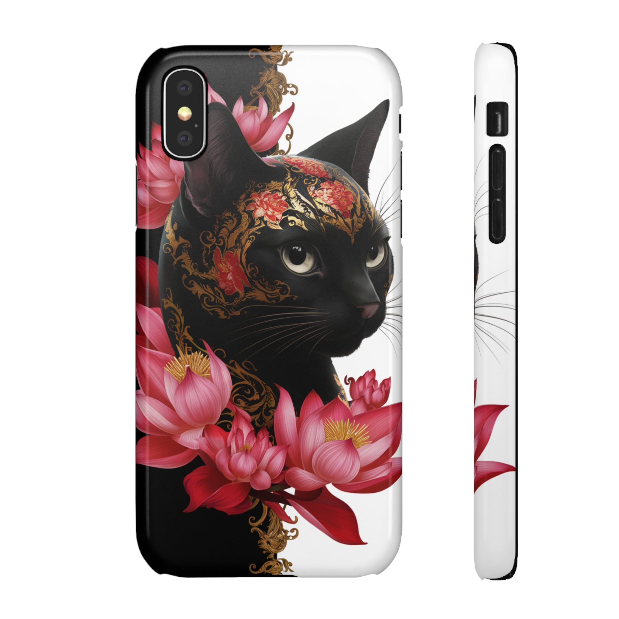 Yin & Yang Mystic Cat - Snap Case Apple iPhone Case