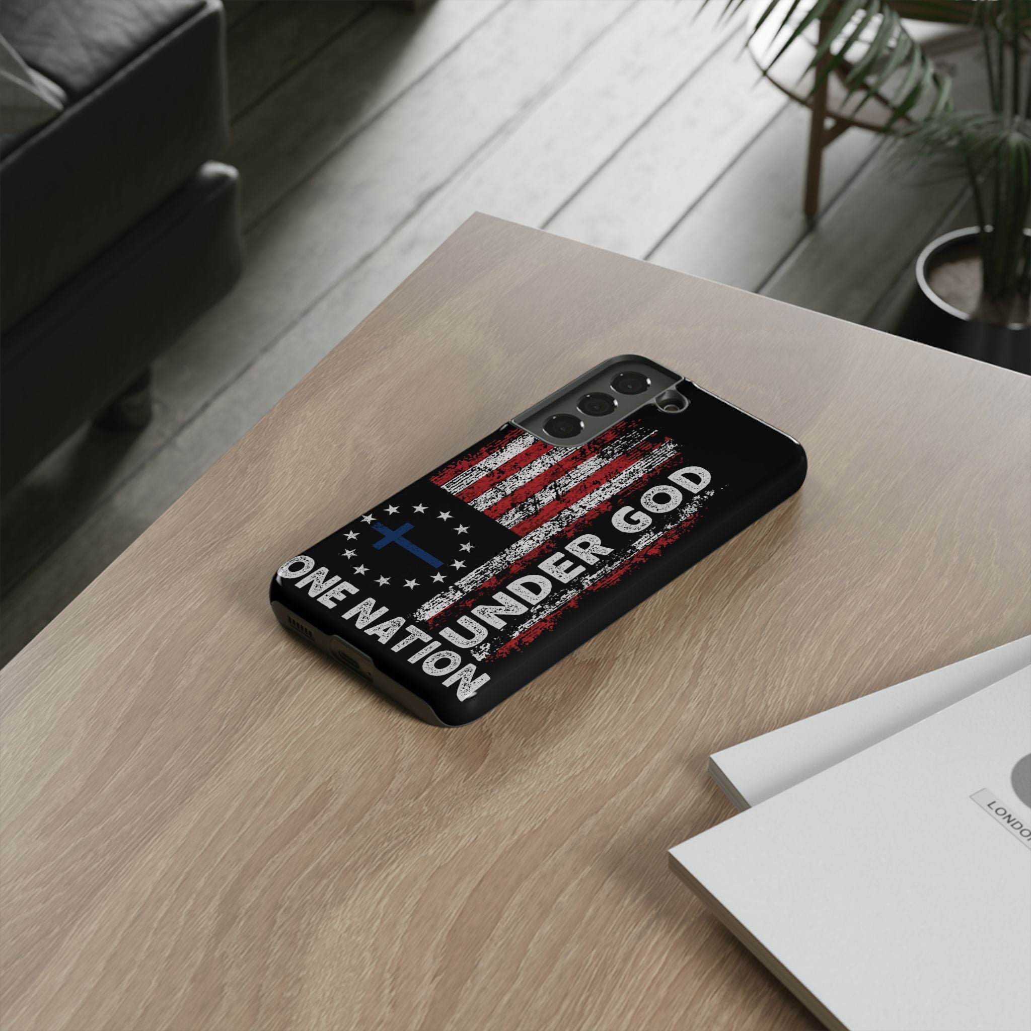 One Nation Under God American Flag - Tough Guard Samsung Galaxy Case