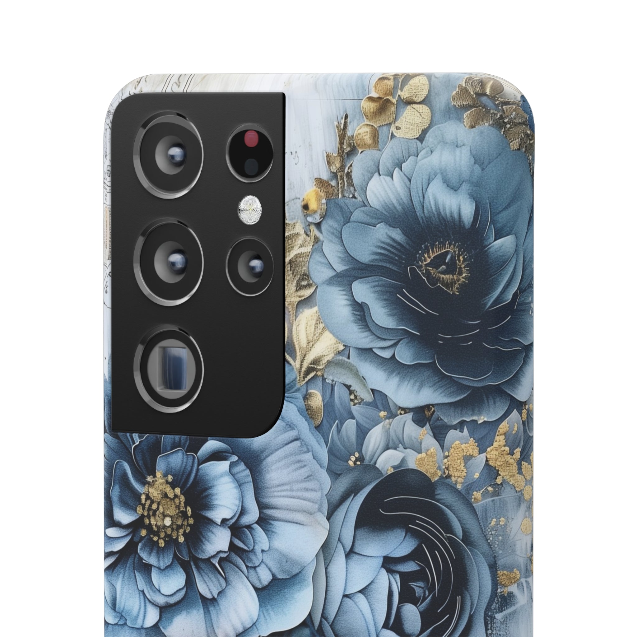 Blooming Blue Floral Bouquet Snap Case - Samsung Galaxy Case