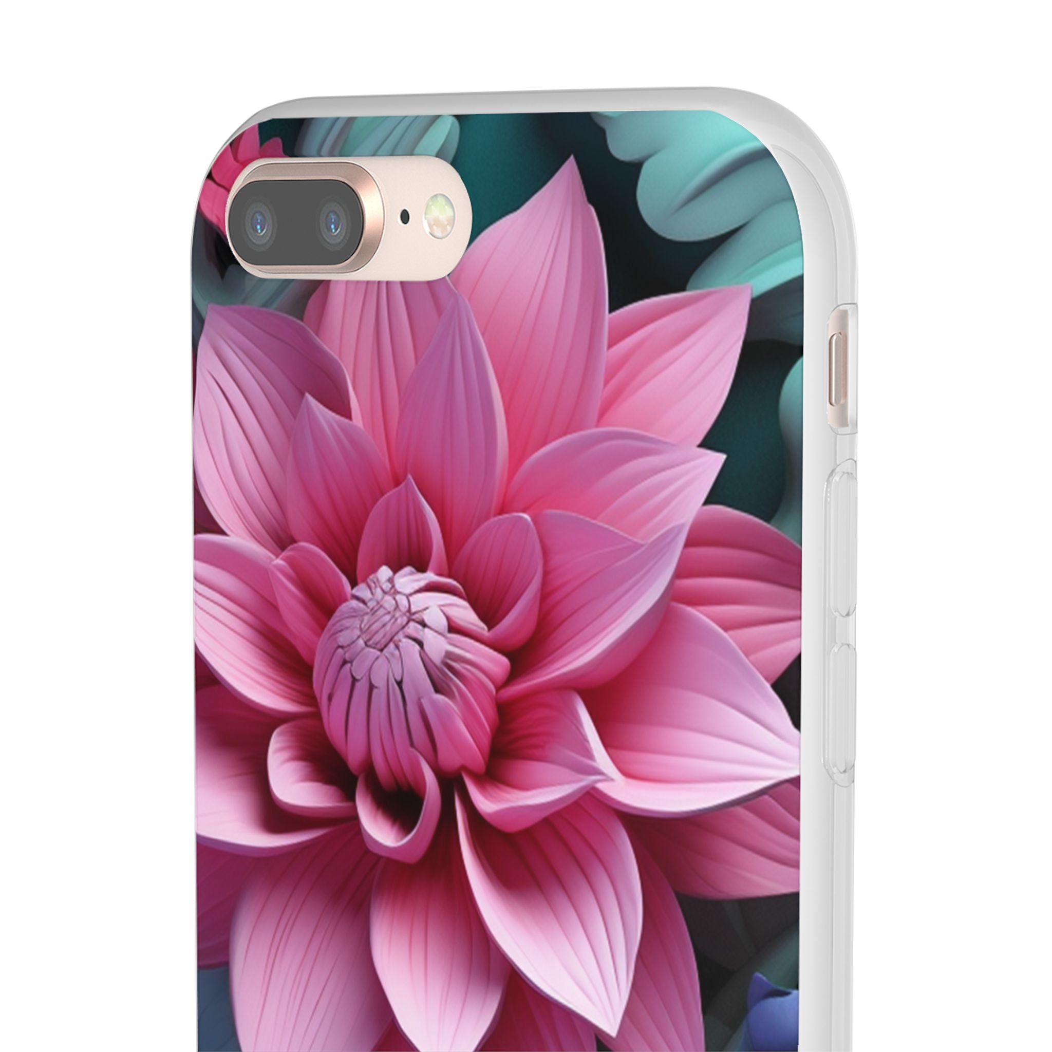 Tropical Pink Flower Flexi Case - Apple iPhone Case