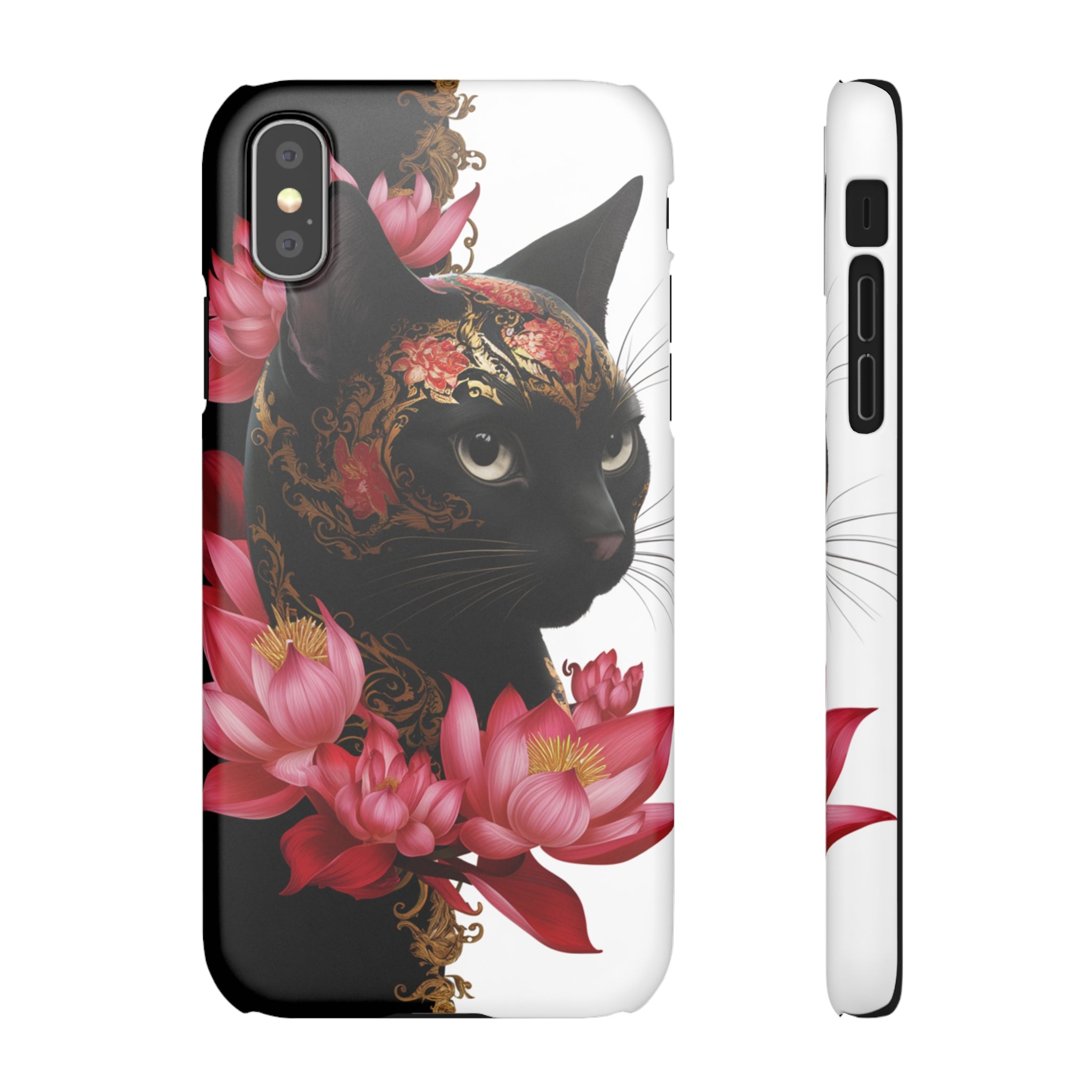 Yin & Yang Mystic Cat - Snap Case Apple iPhone Case