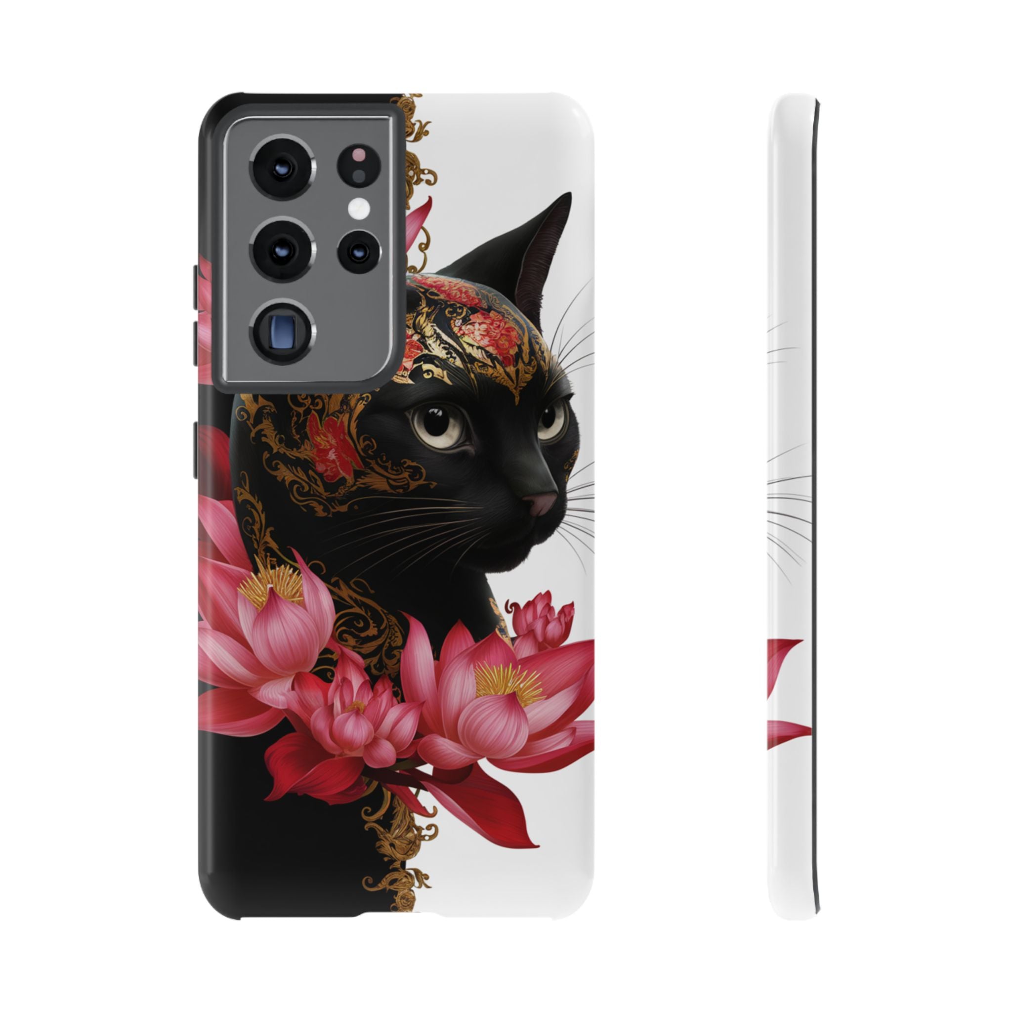 Yin & Yang Mystic Cat - Tough Guard Samsung Galaxy Case