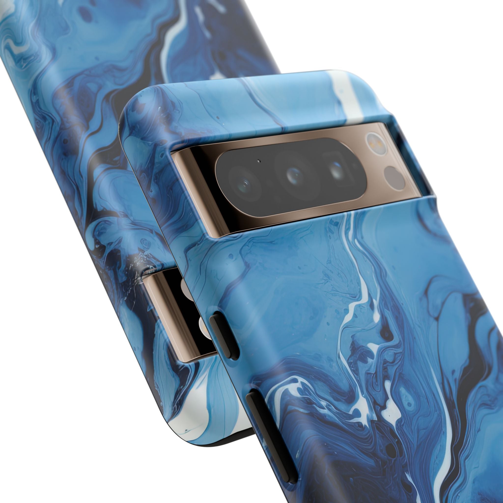 Blue Ocean Wave Marble - Tough Guard Google Pixel Case