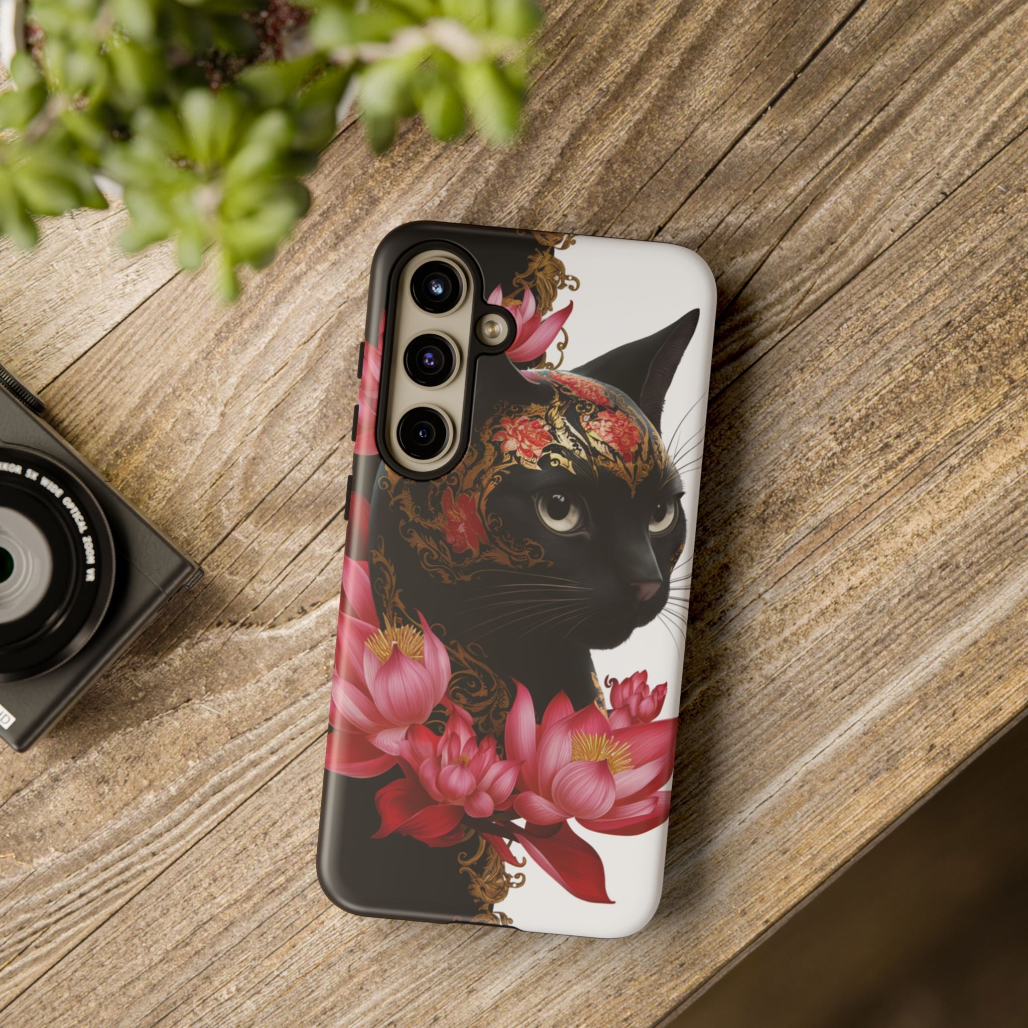 Yin & Yang Mystic Cat - Tough Guard Samsung Galaxy Case