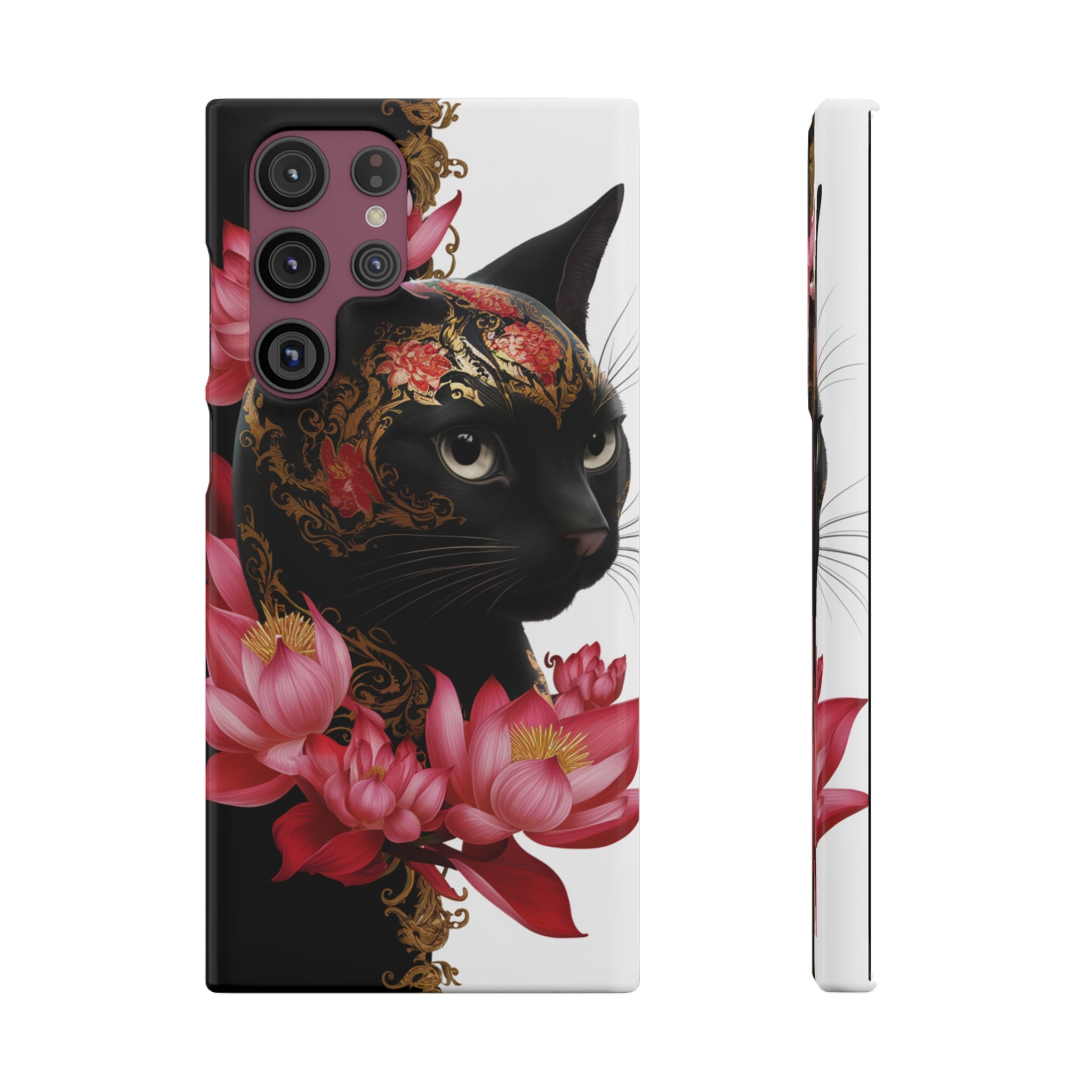 Yin & Yang Mystic Cat - Snap Case Samsung Galaxy Case