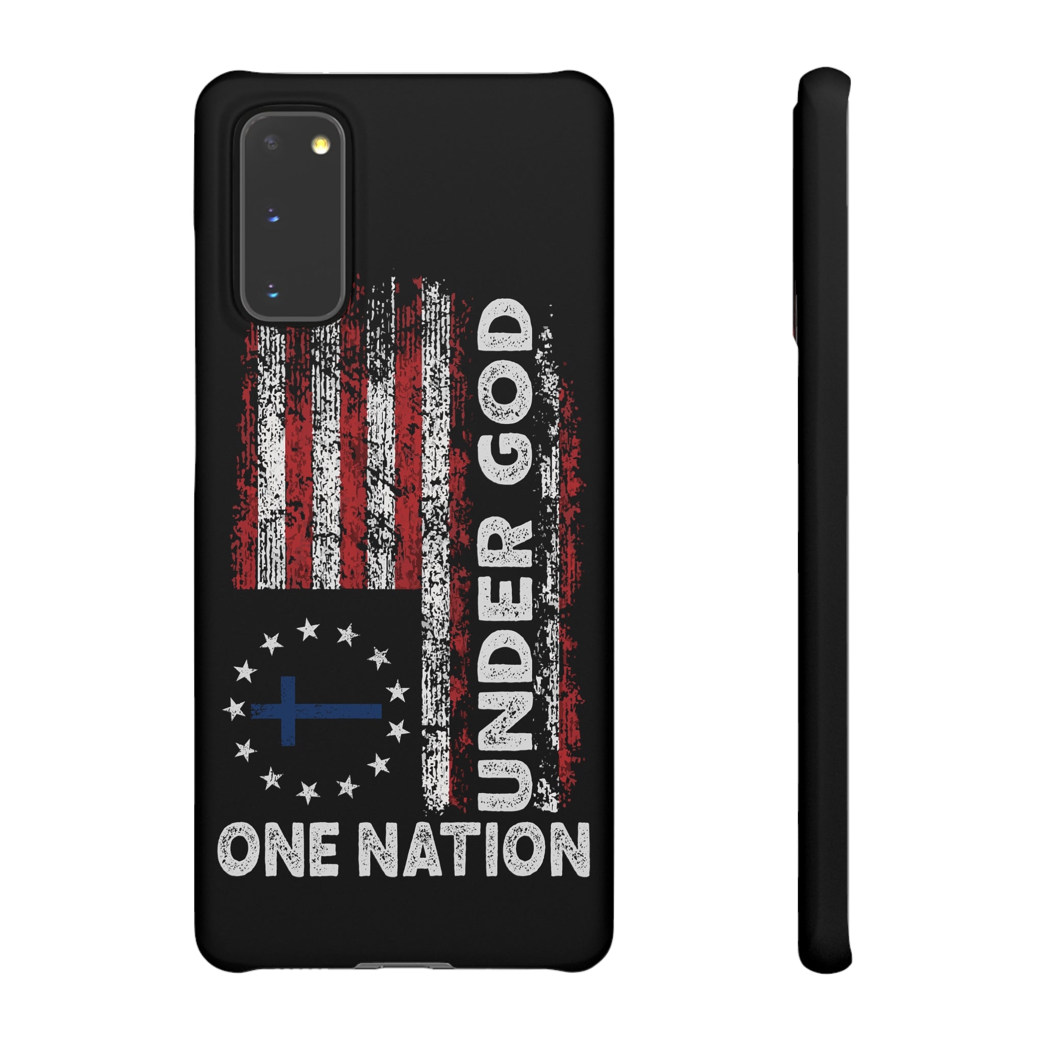 One Nation Under God American Flag - Snap Case Samsung Galaxy Case