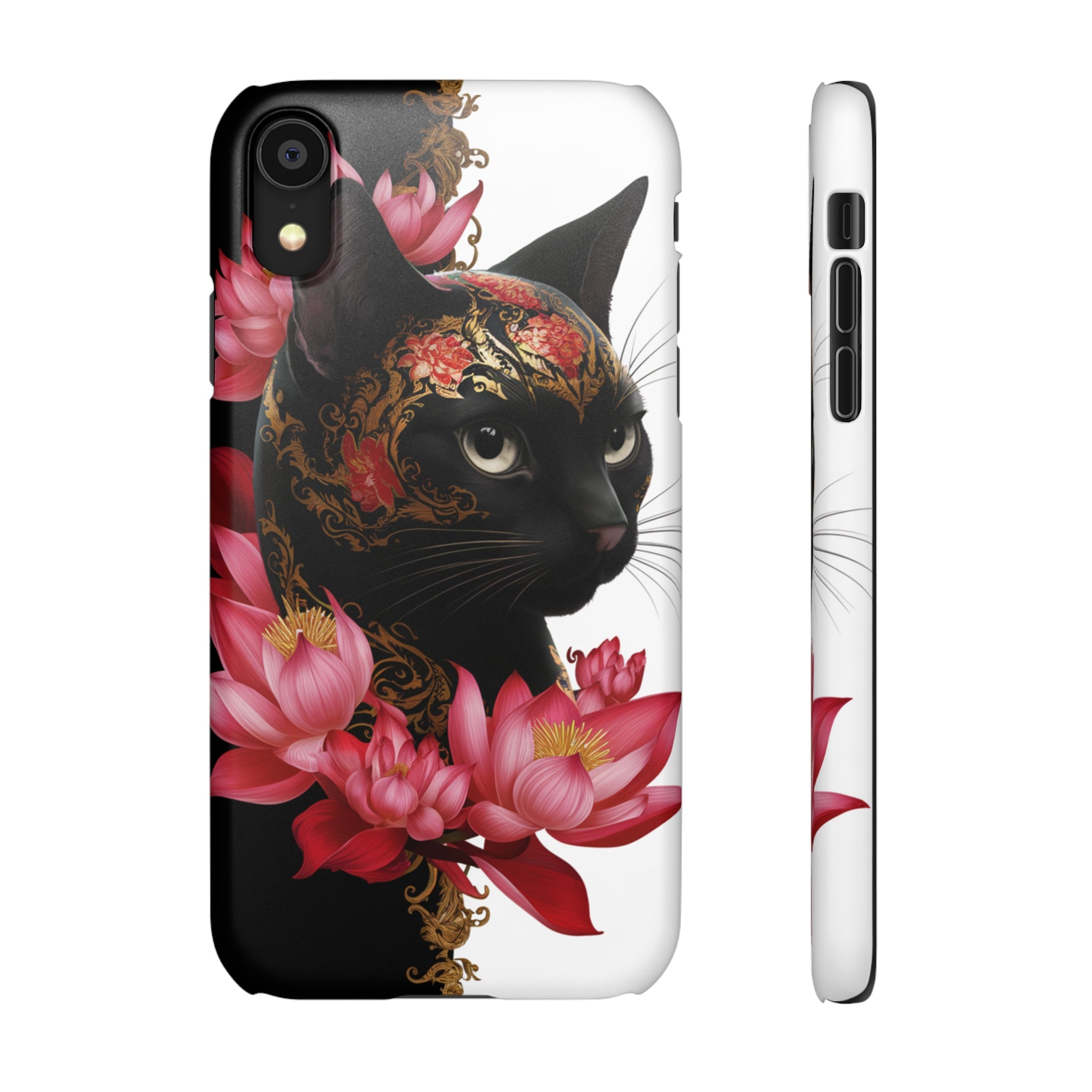 Yin & Yang Mystic Cat - Snap Case Apple iPhone Case