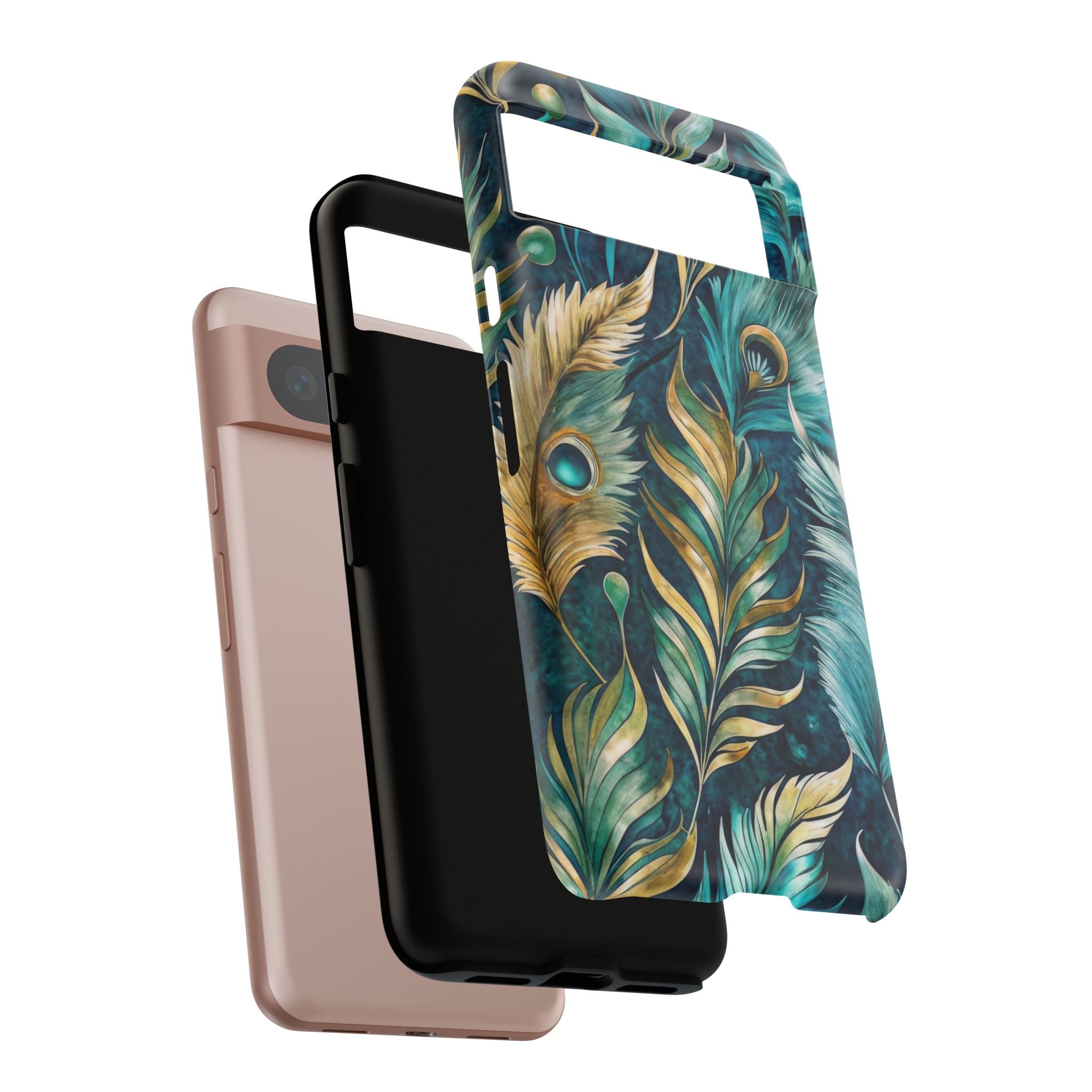 Peacock Feathers - Tough Guard Google Pixel Case
