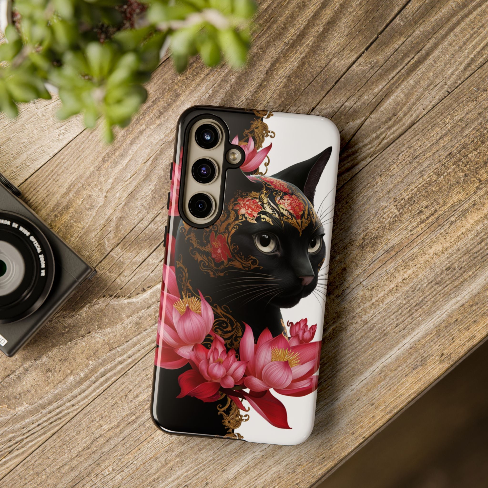 Yin & Yang Mystic Cat - Tough Guard Samsung Galaxy Case