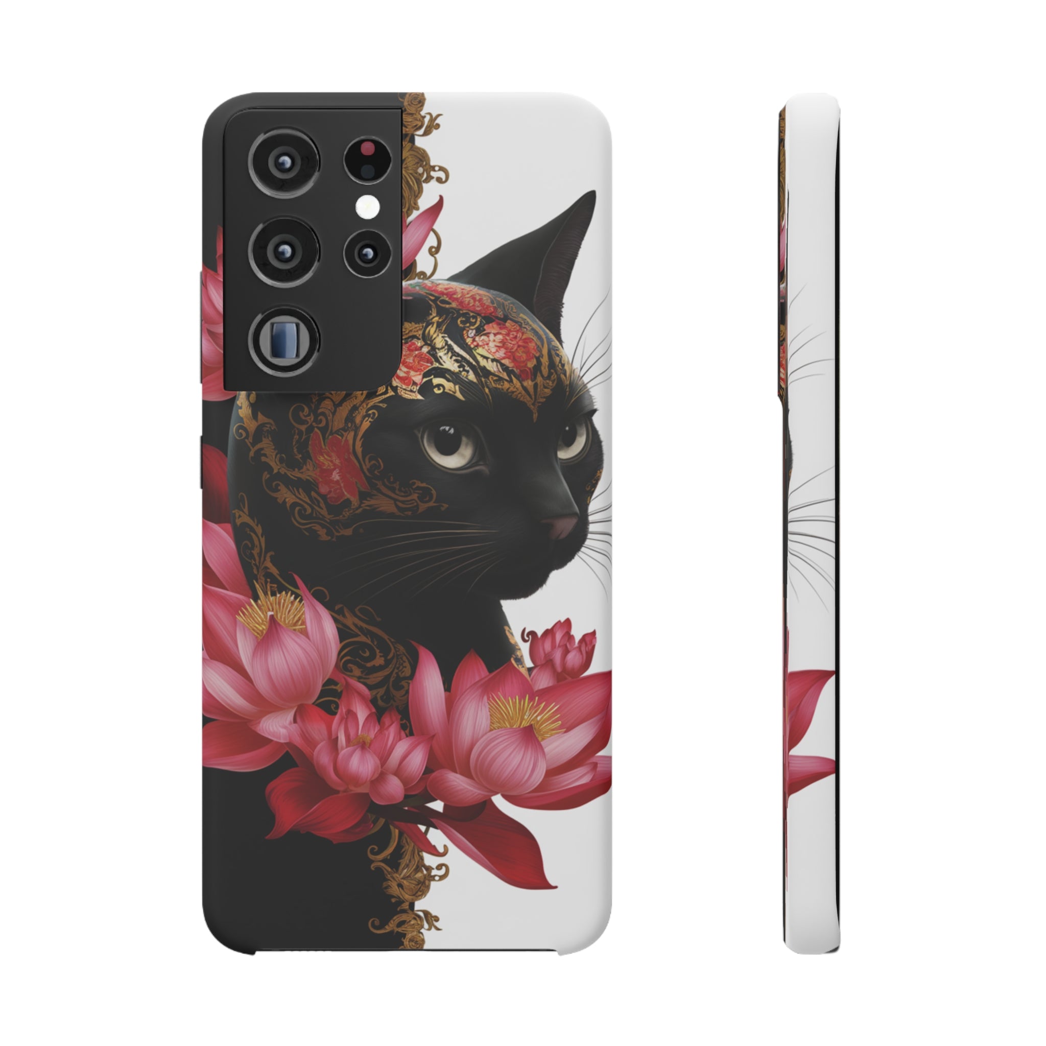 Yin & Yang Mystic Cat - Snap Case Samsung Galaxy Case