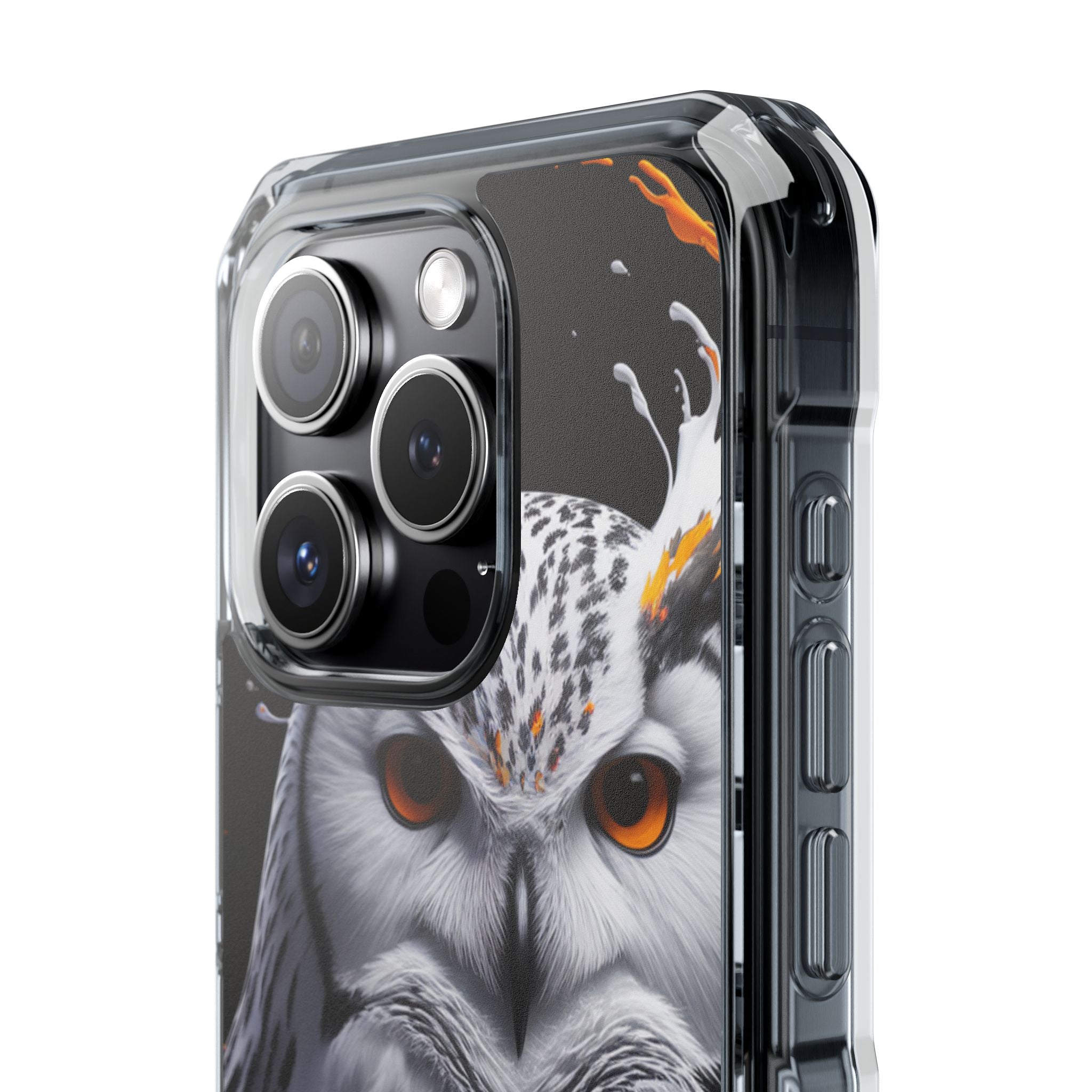 Majestic Mystic Whoo Guardian Owl - Magnetic Crystal Guard Apple iPhone Case