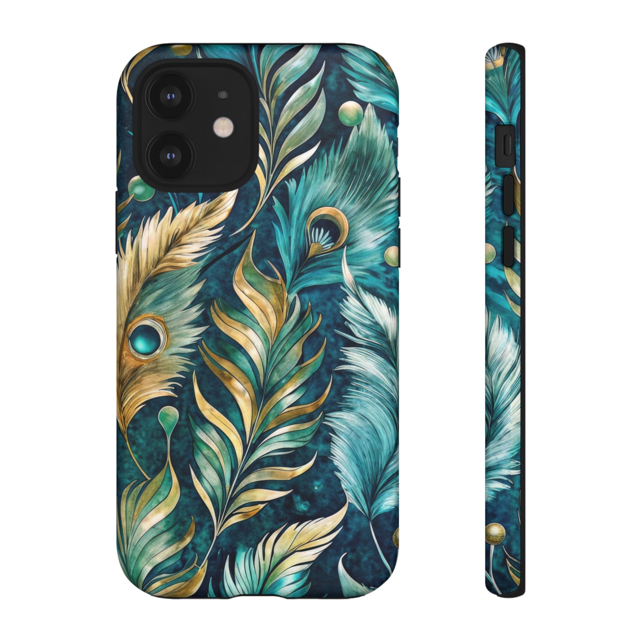 Peacock Feathers - Tough Guard Apple iPhone Case