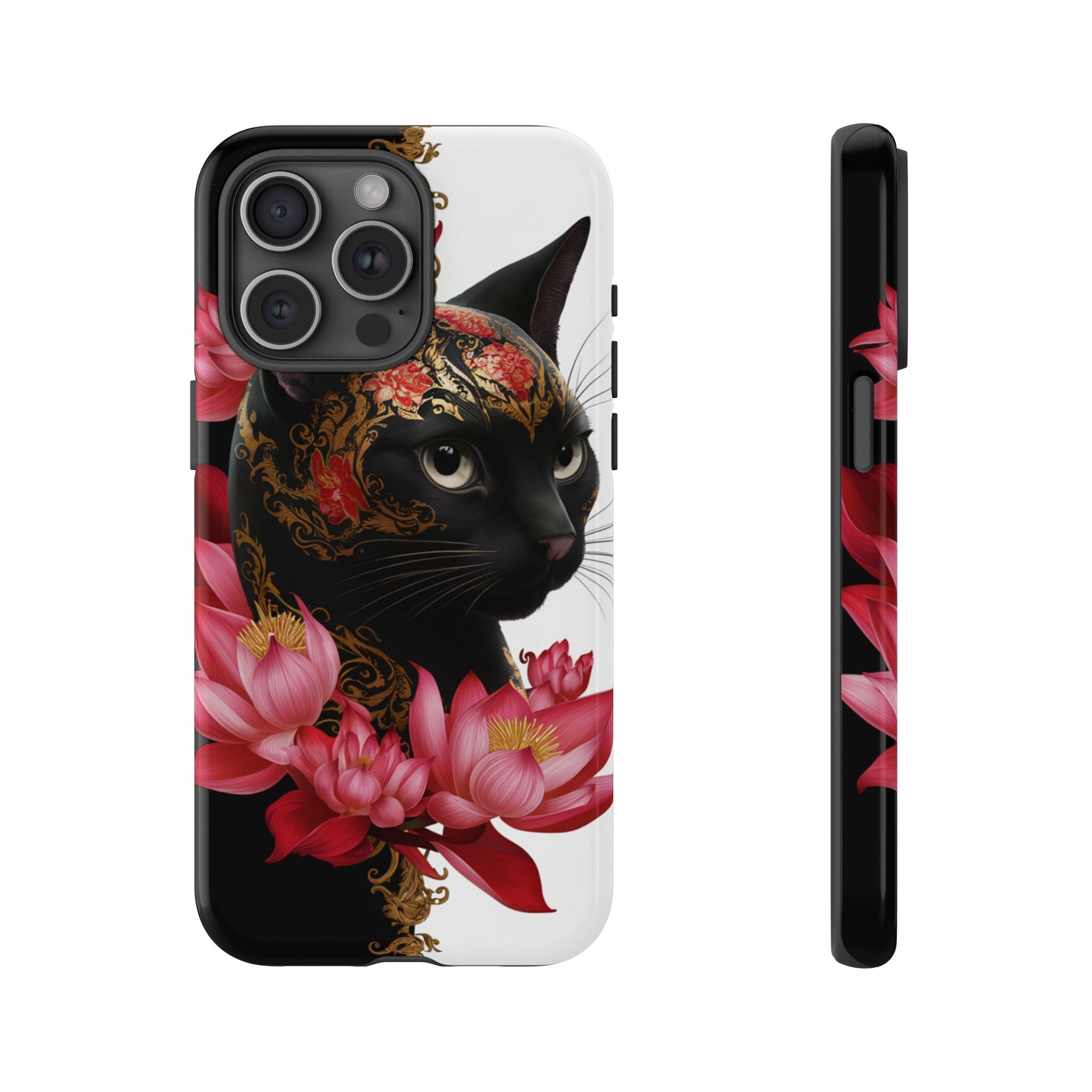 Yin & Yang Mystic Cat - Tough Guard Apple iPhone Case