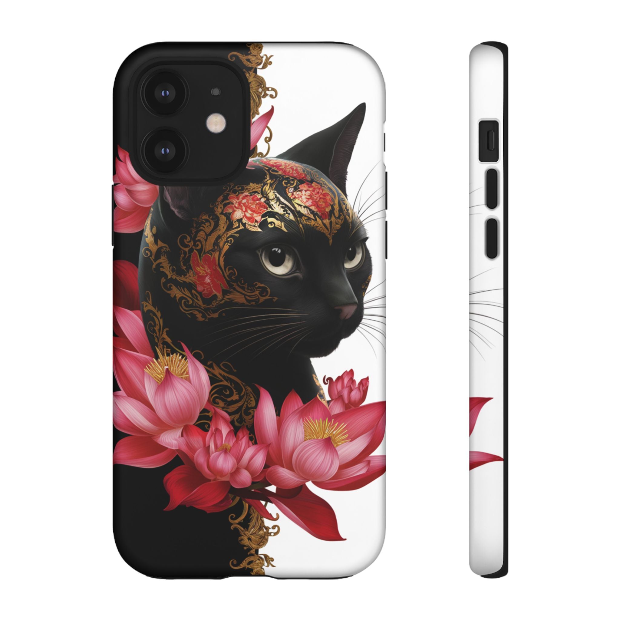Yin & Yang Mystic Cat - Tough Guard Apple iPhone Case