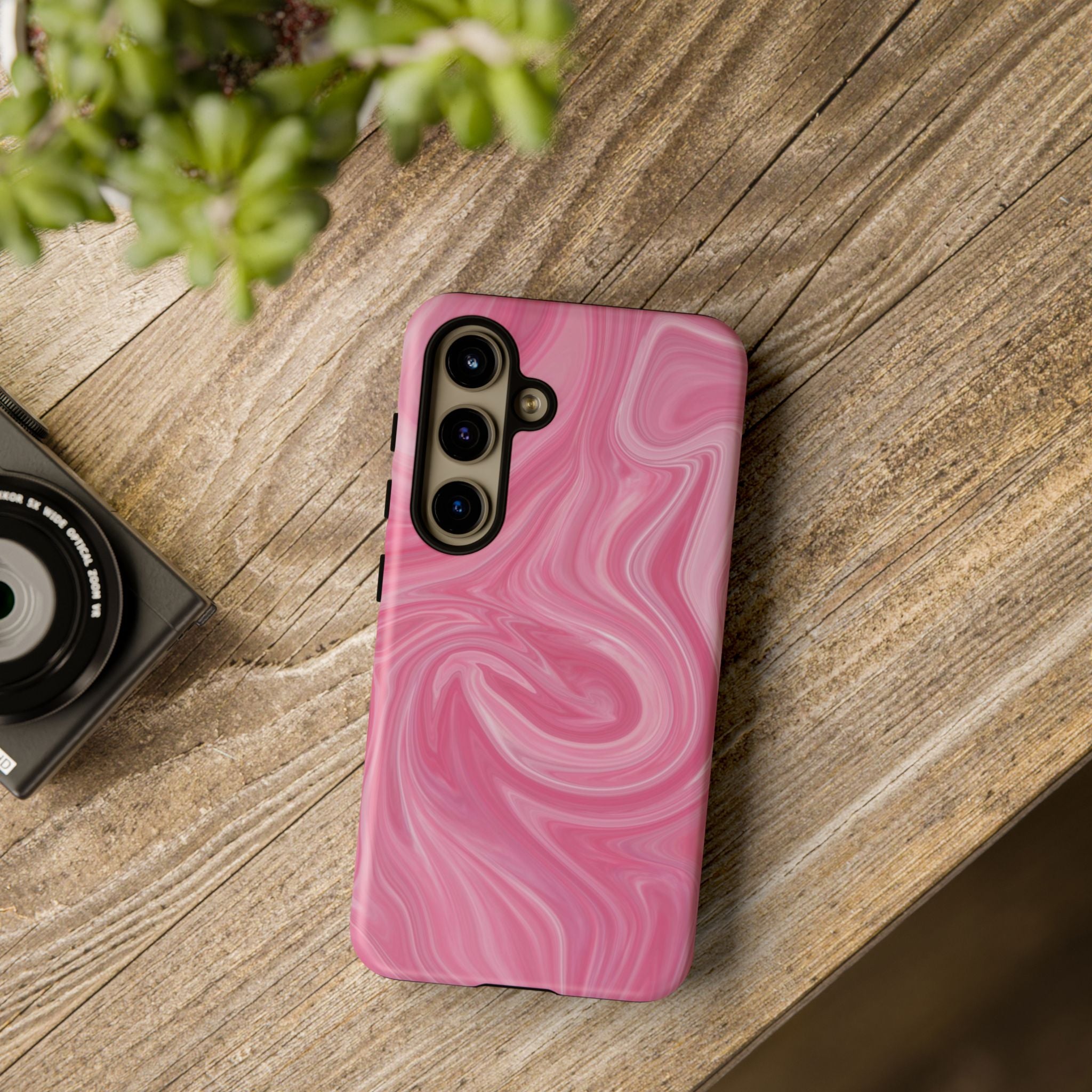 Pink Blush Marble - Tough Guard Samsung Galaxy Case
