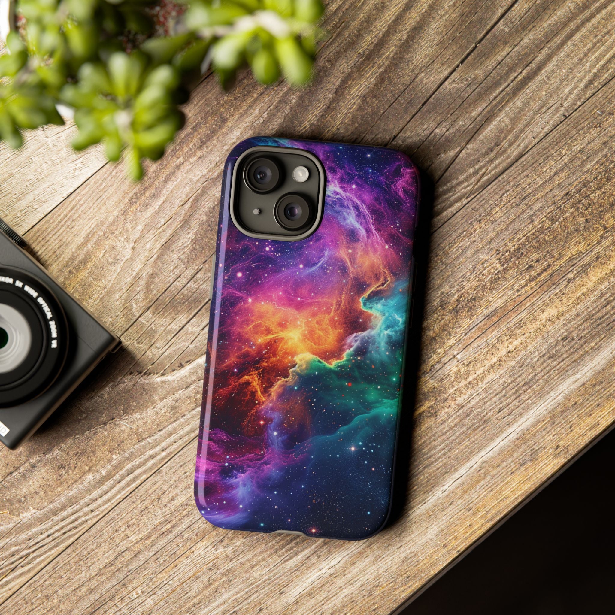 Celestial Aurora Galaxy - Tough Guard Apple iPhone Case