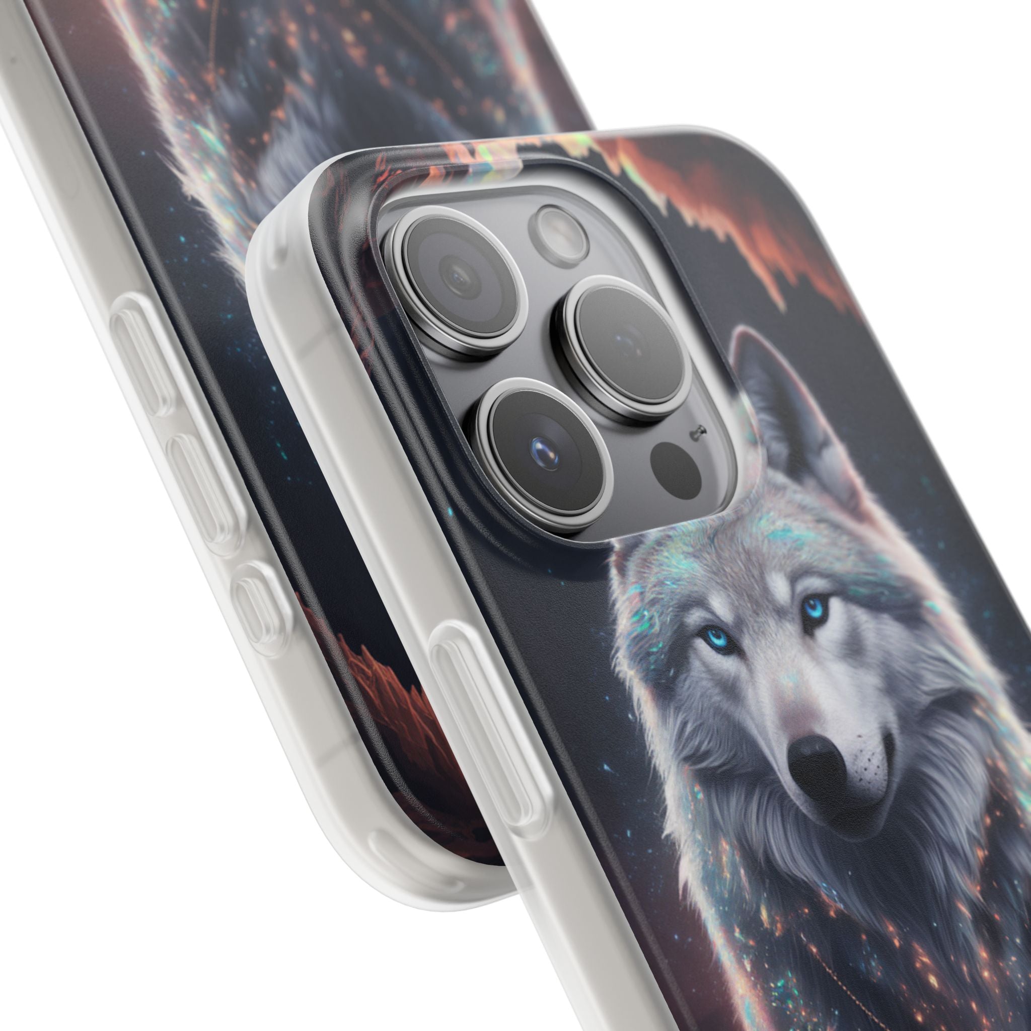 Majestic Guardian Wolf - Flexi Case Apple iPhone