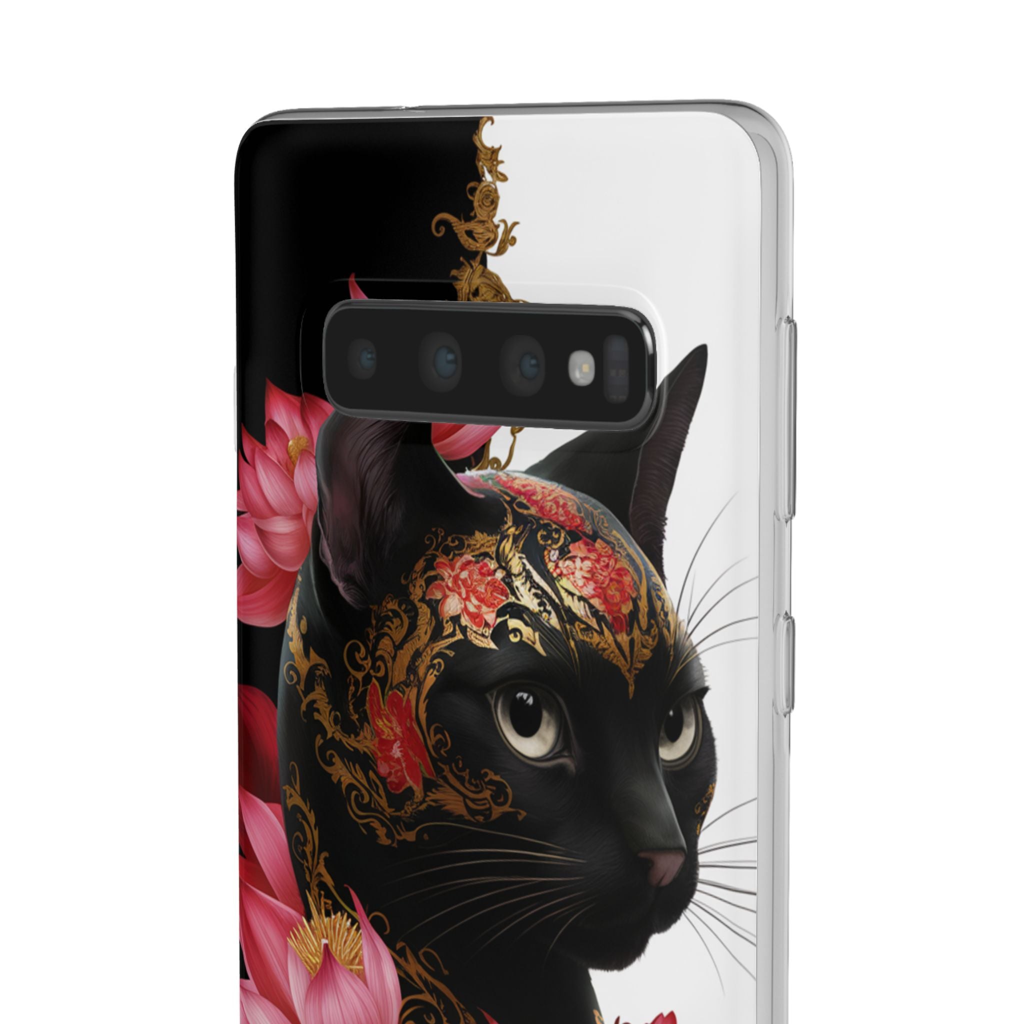 Yin & Yang Mystic Cat - Flexi Case Samsung Galaxy Case