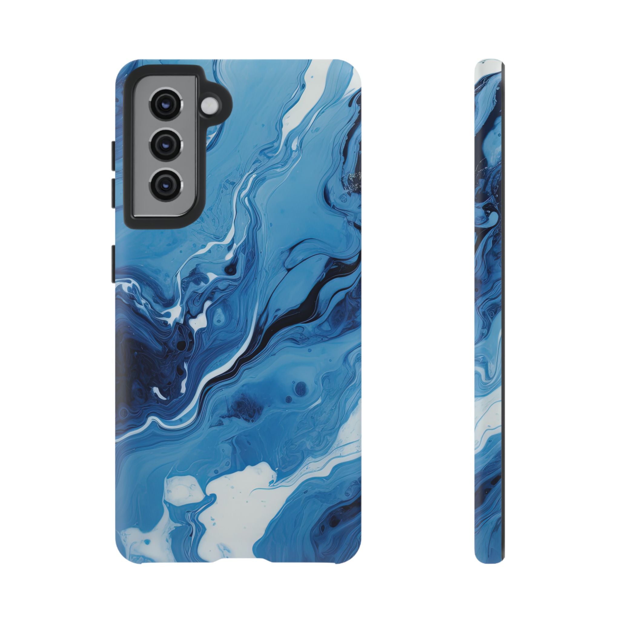 Blue Ocean Wave Marble - Tough Guard Samsung Galaxy Case