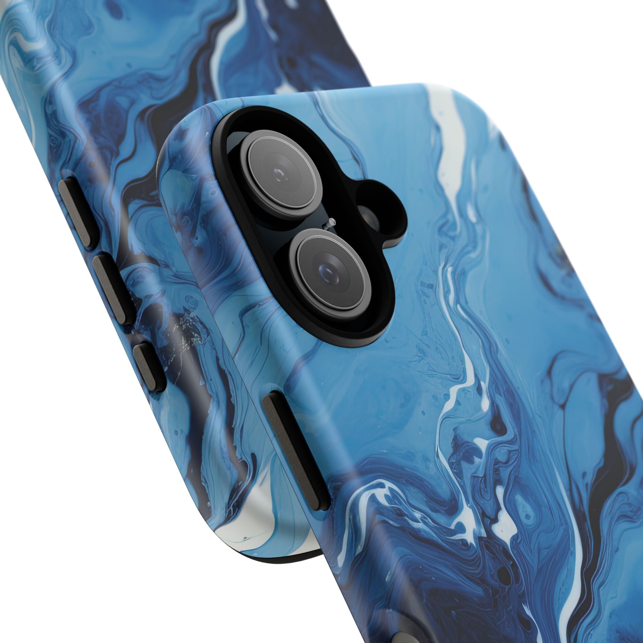 Blue Ocean Wave Marble - Tough Guard Apple iPhone Case