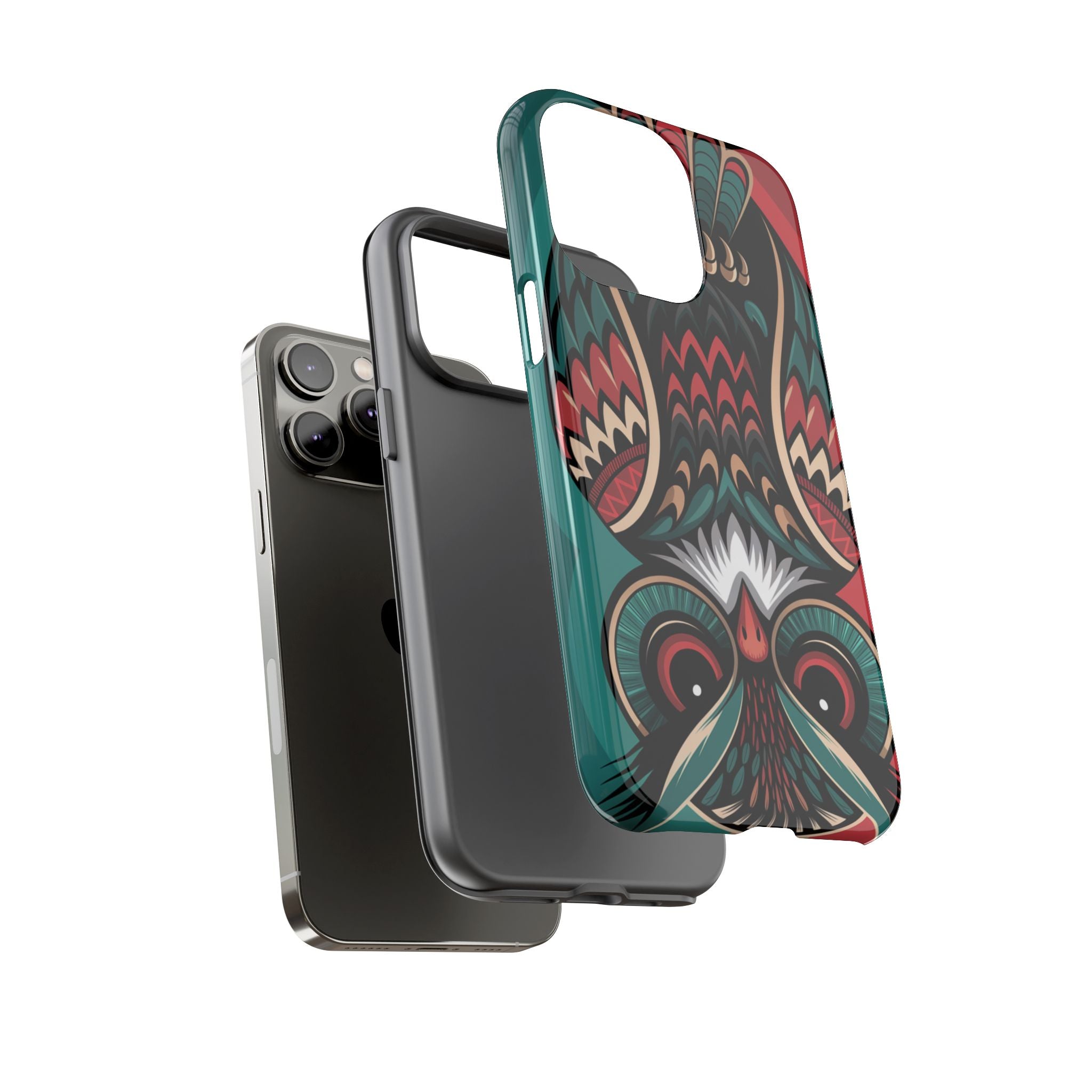 Majestic Haida Native American Owl - Tough Guard Apple iPhone Case