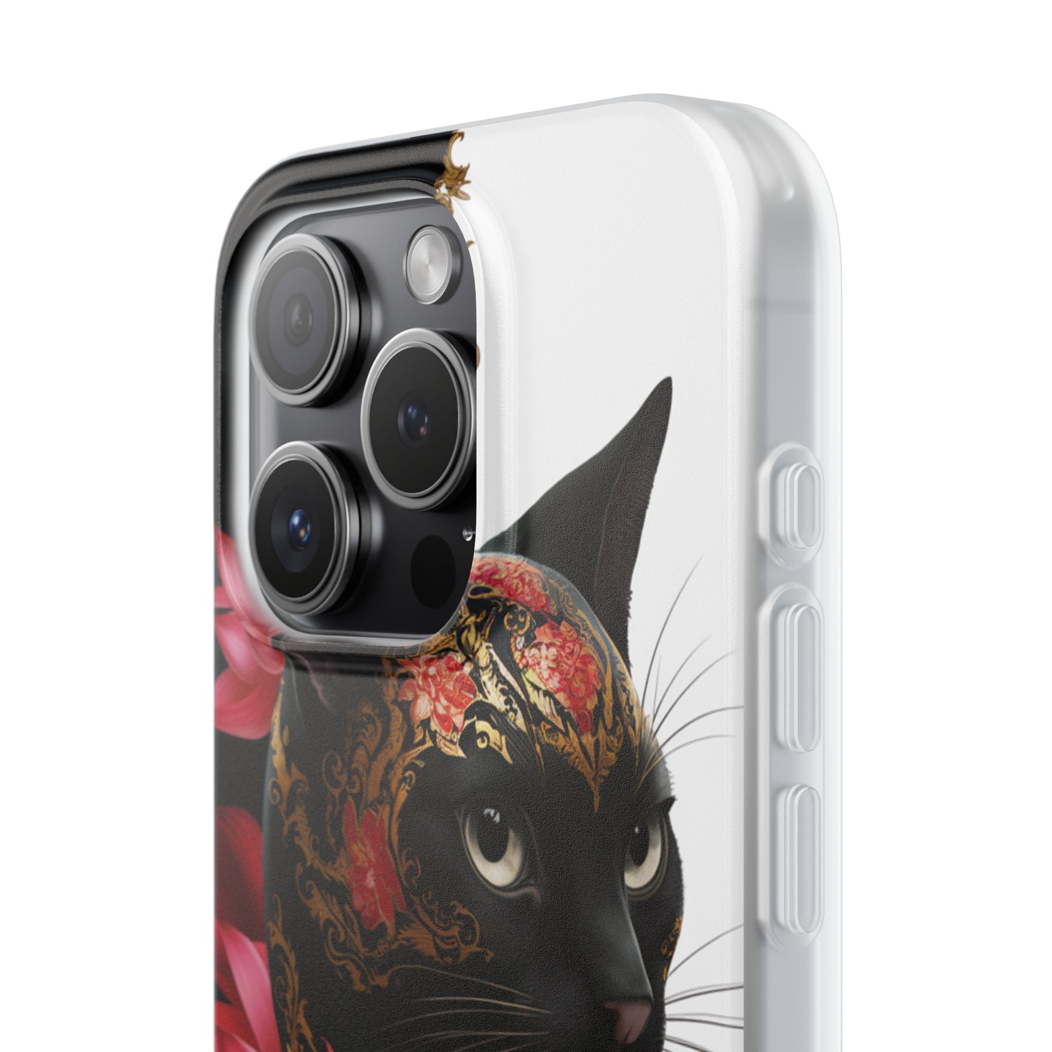 Yin & Yang Mystic Cat - Flexi Case Apple iPhone Case