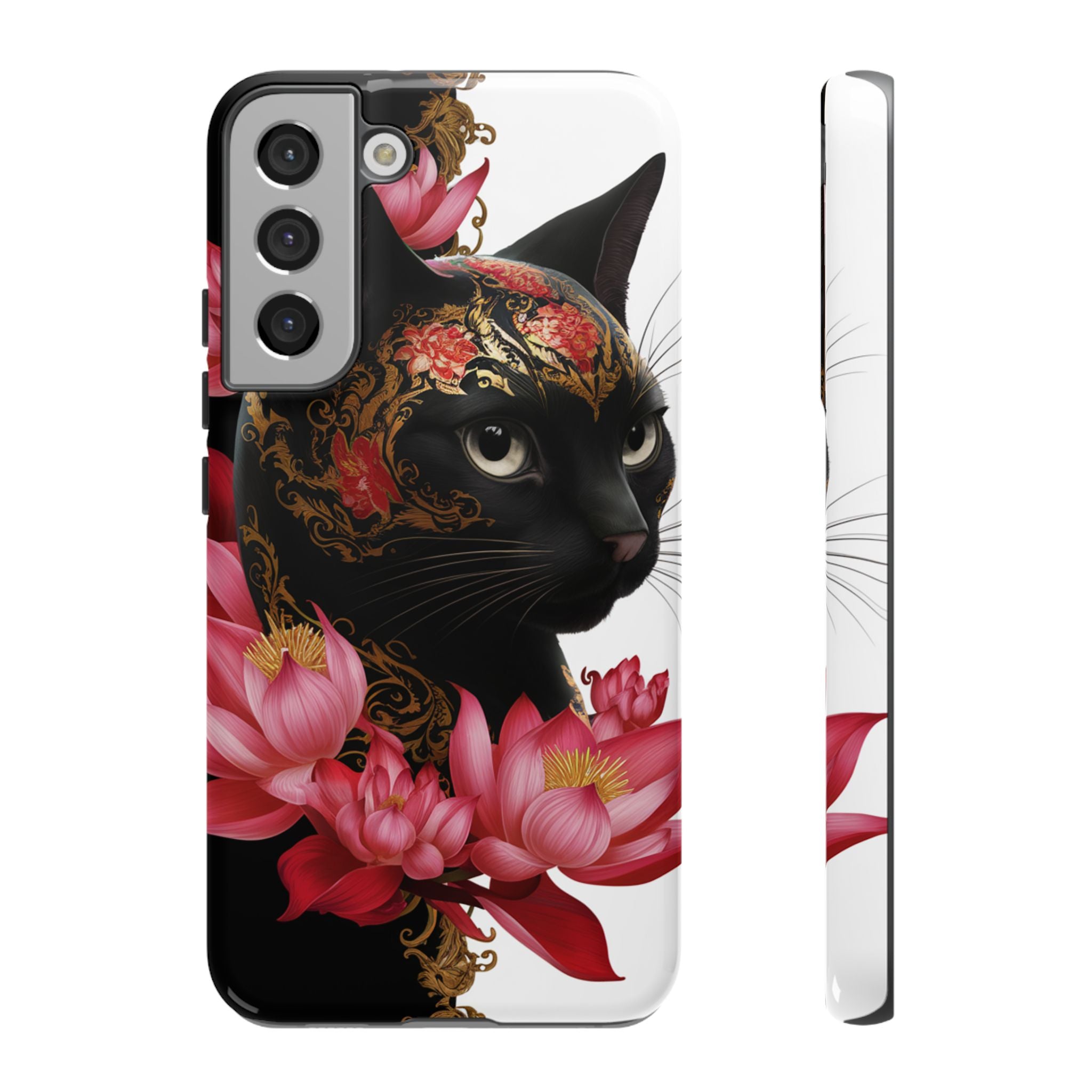 Yin & Yang Mystic Cat - Tough Guard Samsung Galaxy Case