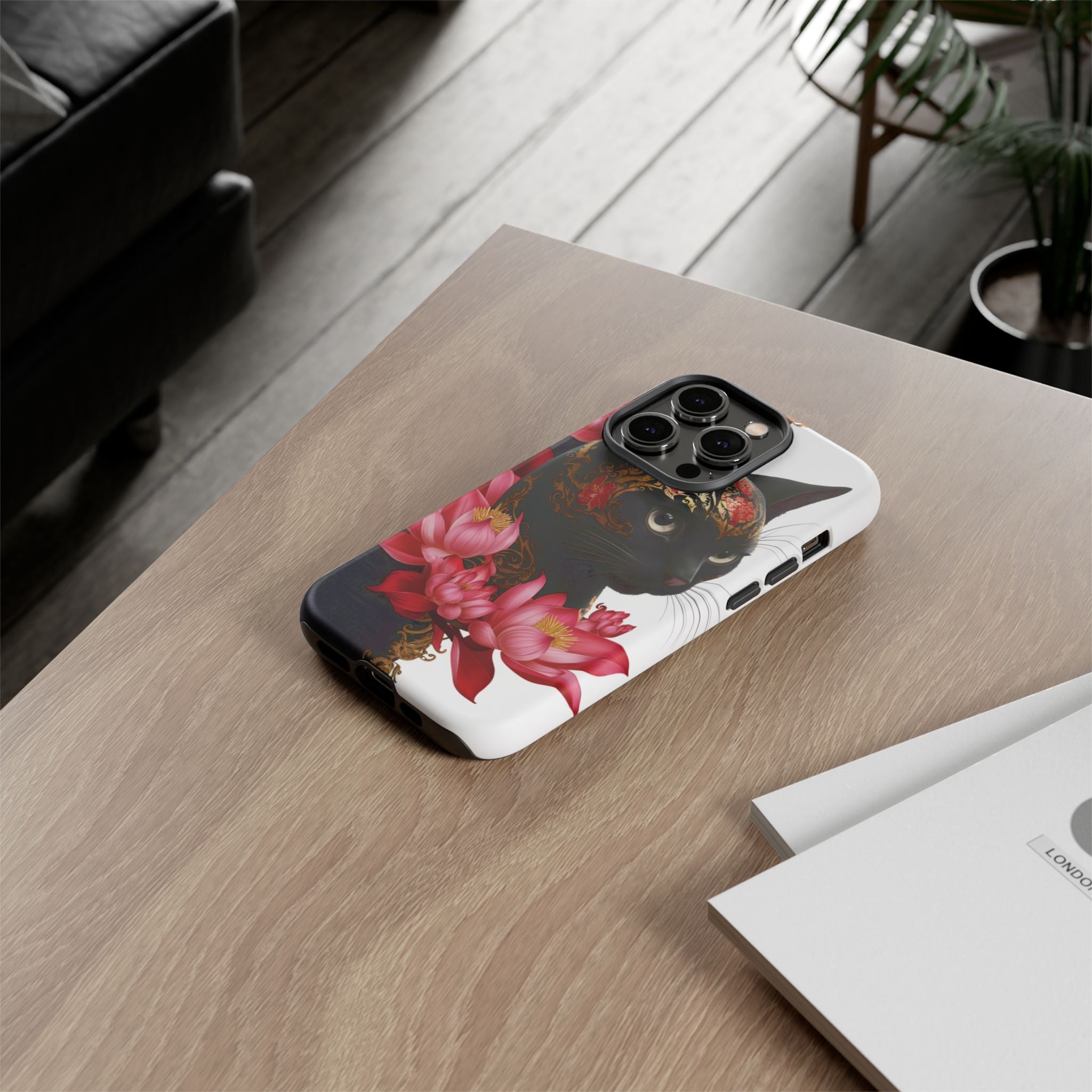 Yin & Yang Mystic Cat - Tough Guard Apple iPhone Case