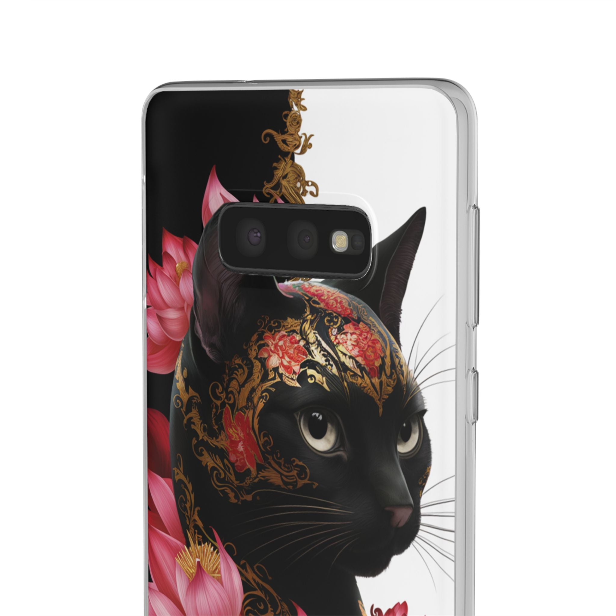 Yin & Yang Mystic Cat - Flexi Case Samsung Galaxy Case