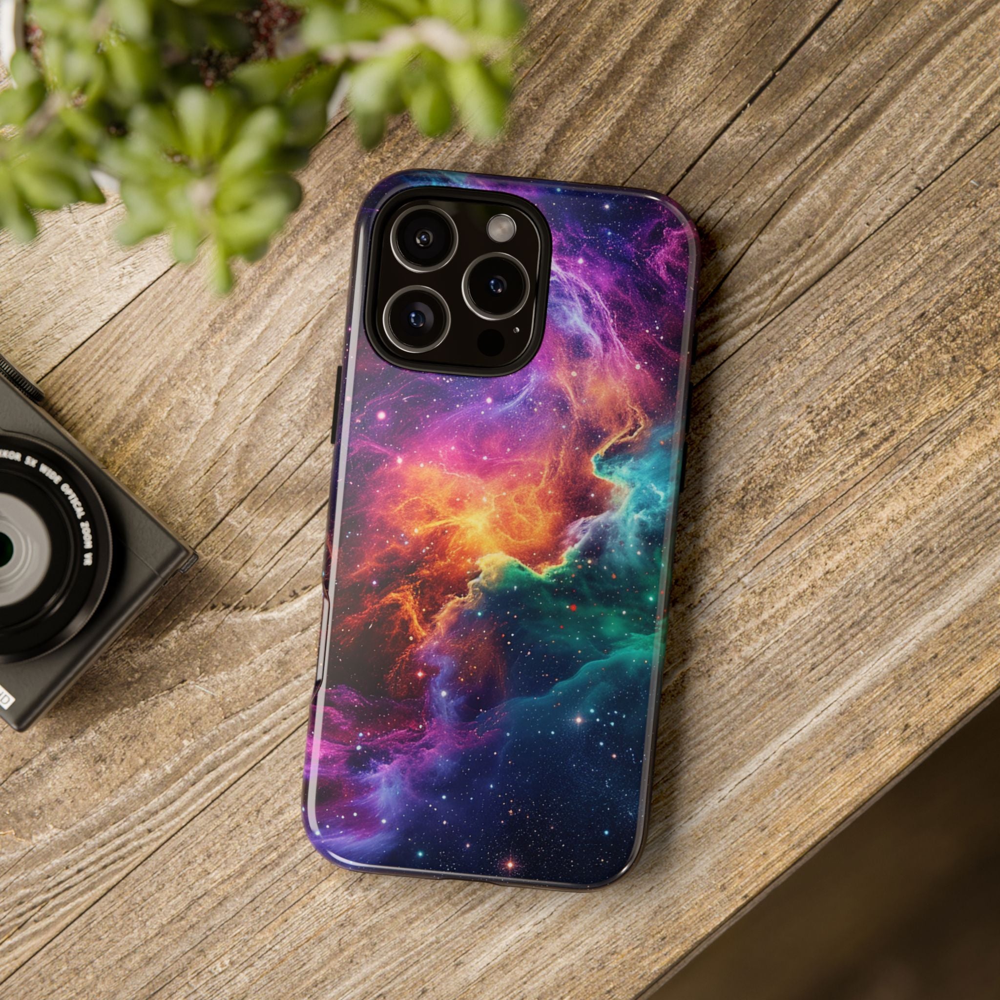 Celestial Aurora Galaxy - Tough Guard Apple iPhone Case