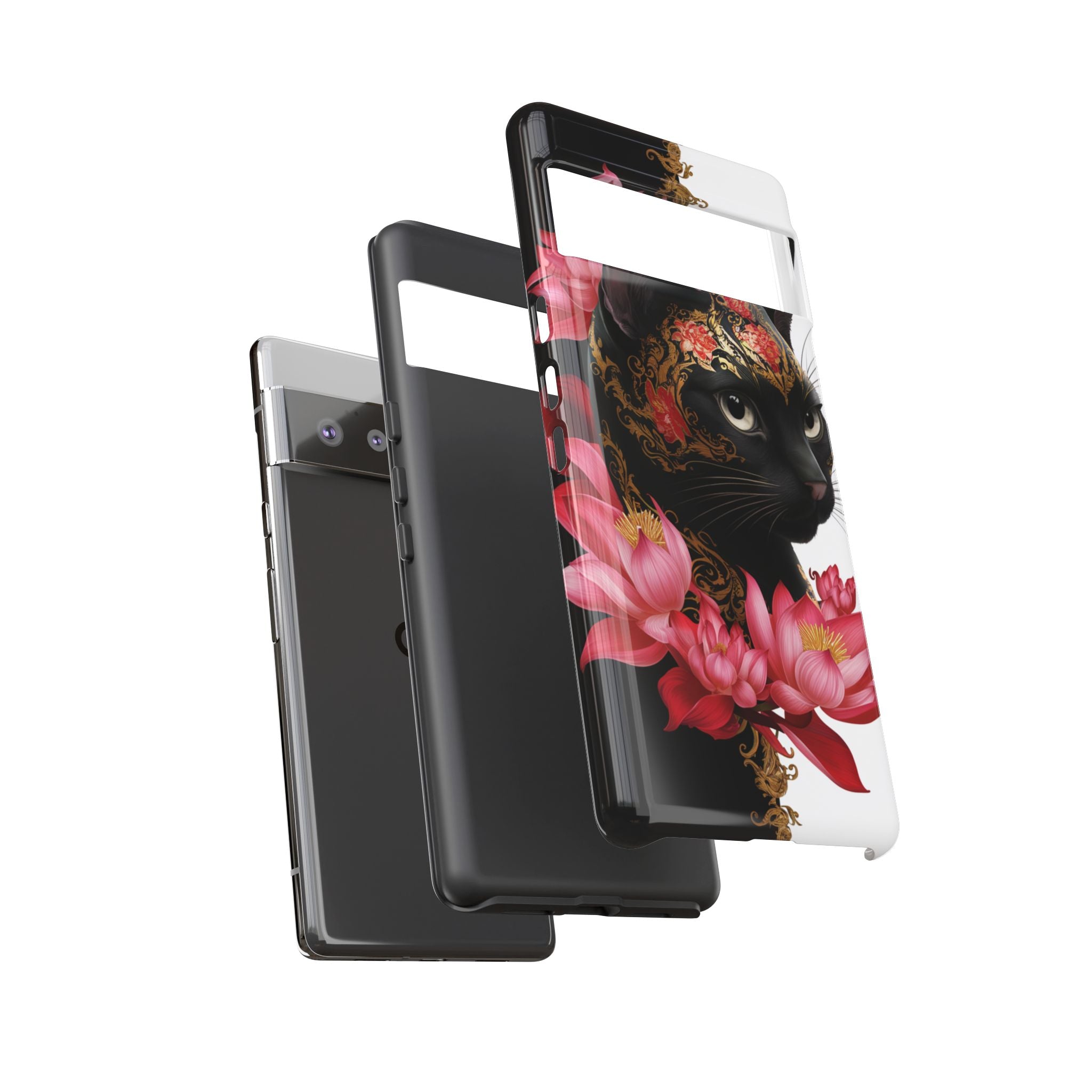 Yin & Yang Mystic Cat - Tough Guard Google Pixel Case