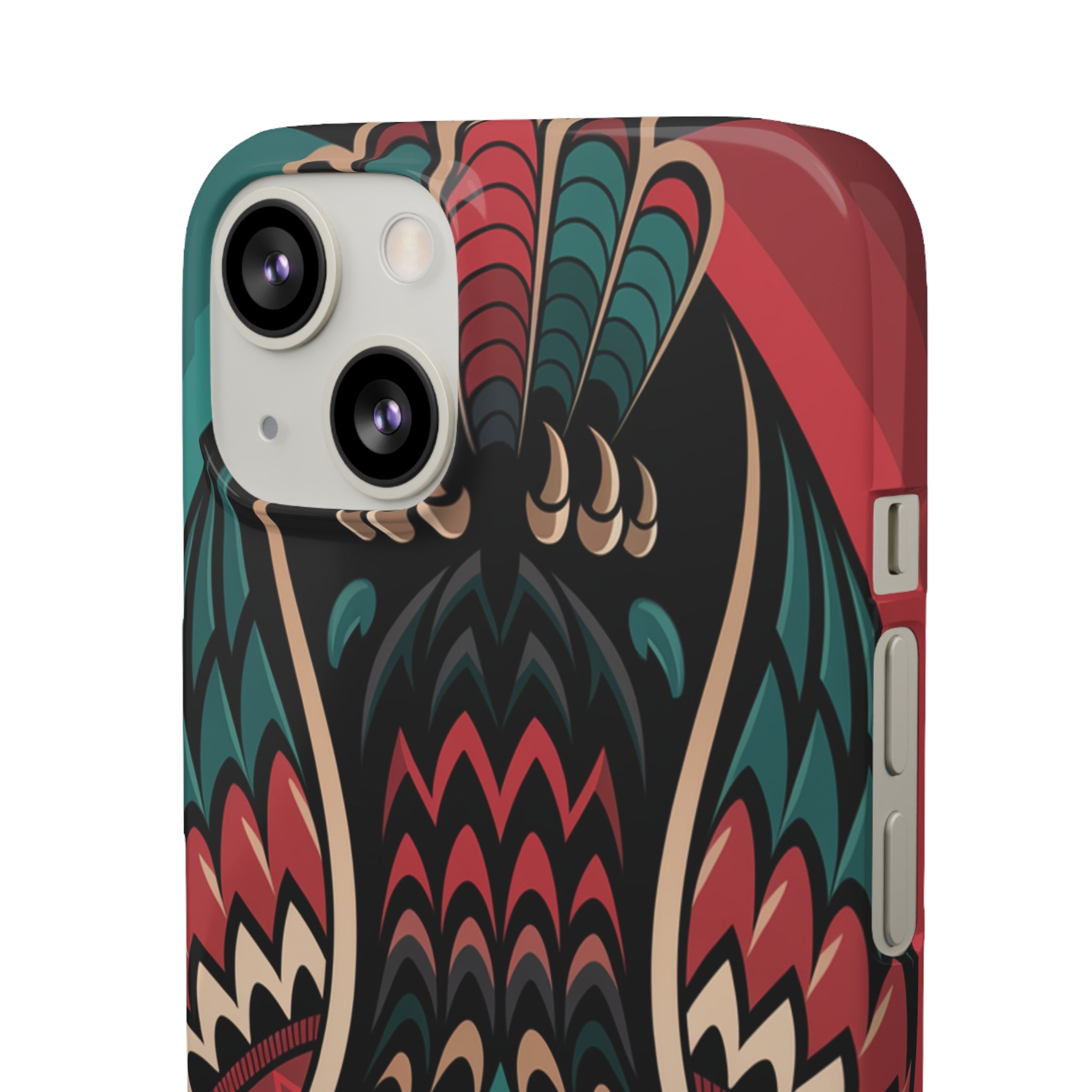 Majestic Haida Native American Owl - Snap Case Apple iPhone Case