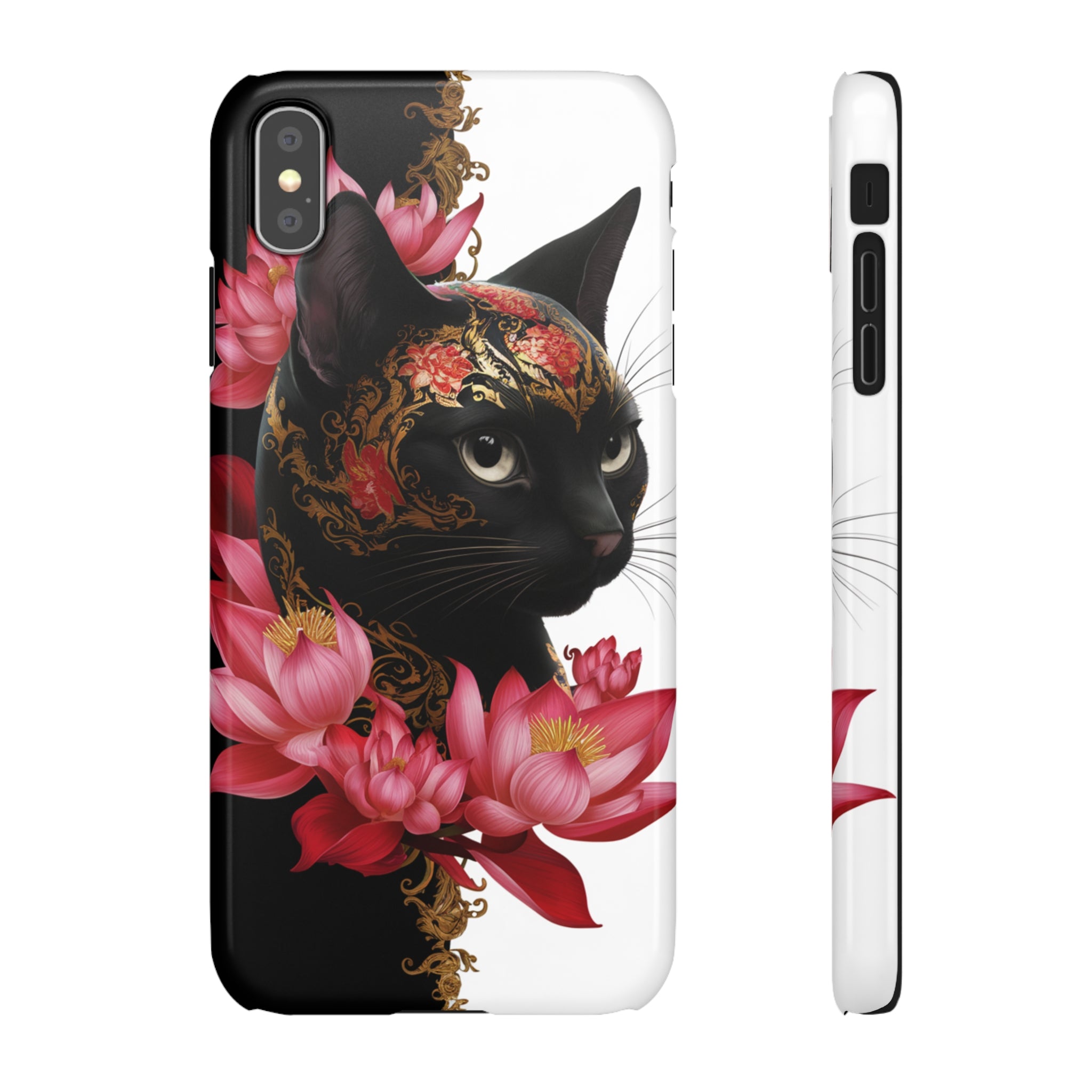 Yin & Yang Mystic Cat - Snap Case Apple iPhone Case