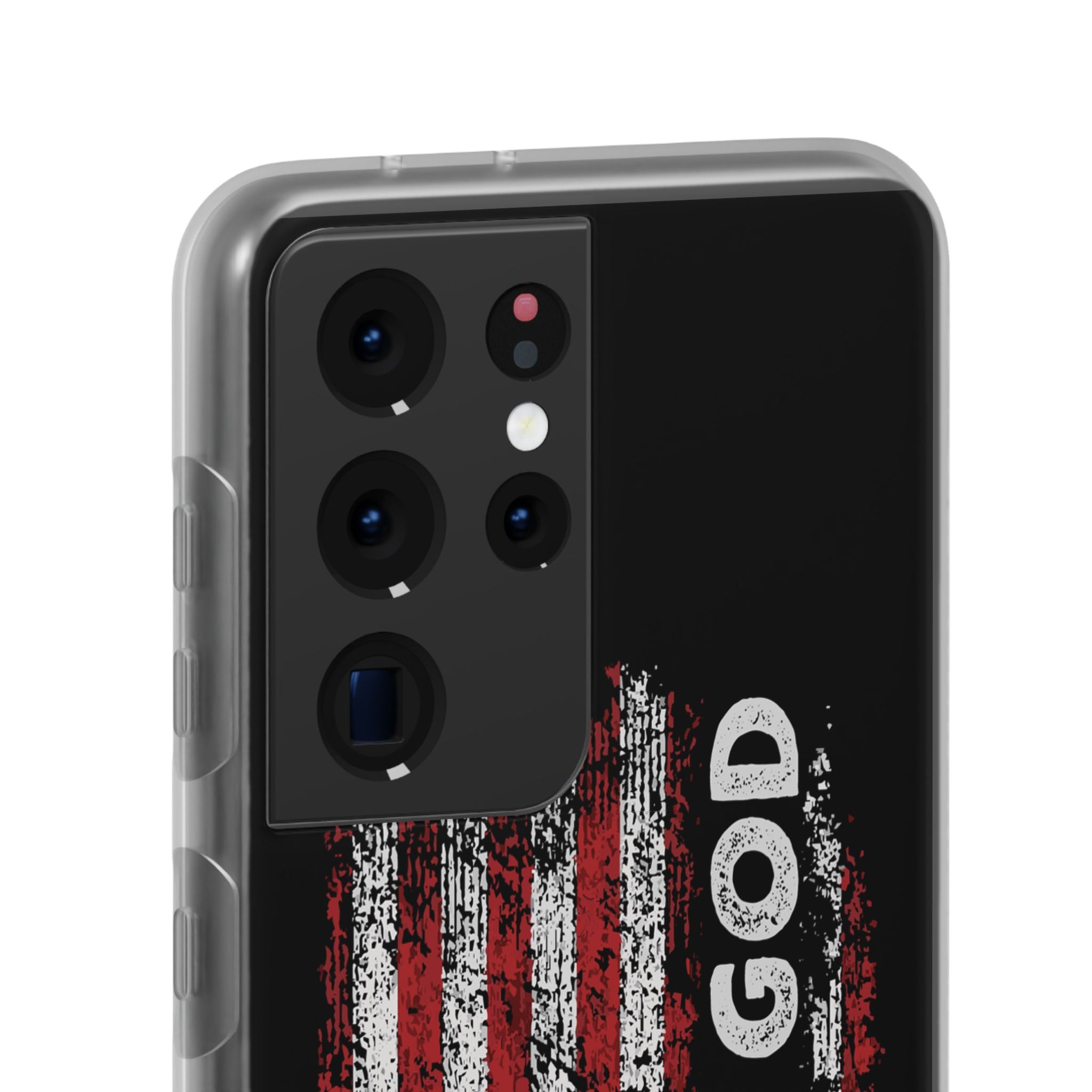One Nation Under God American Flag - Flexi Case Samsung Galaxy Case