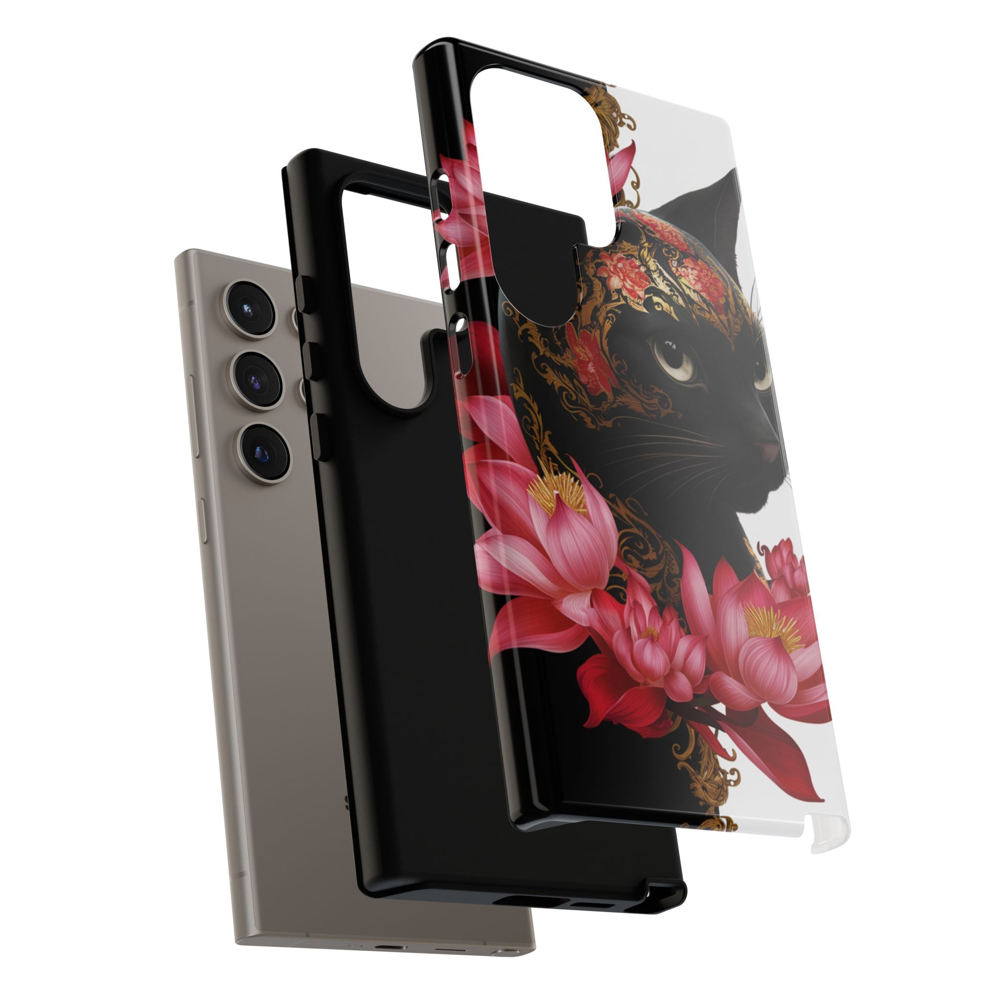 Yin & Yang Mystic Cat - Tough Guard Samsung Galaxy Case