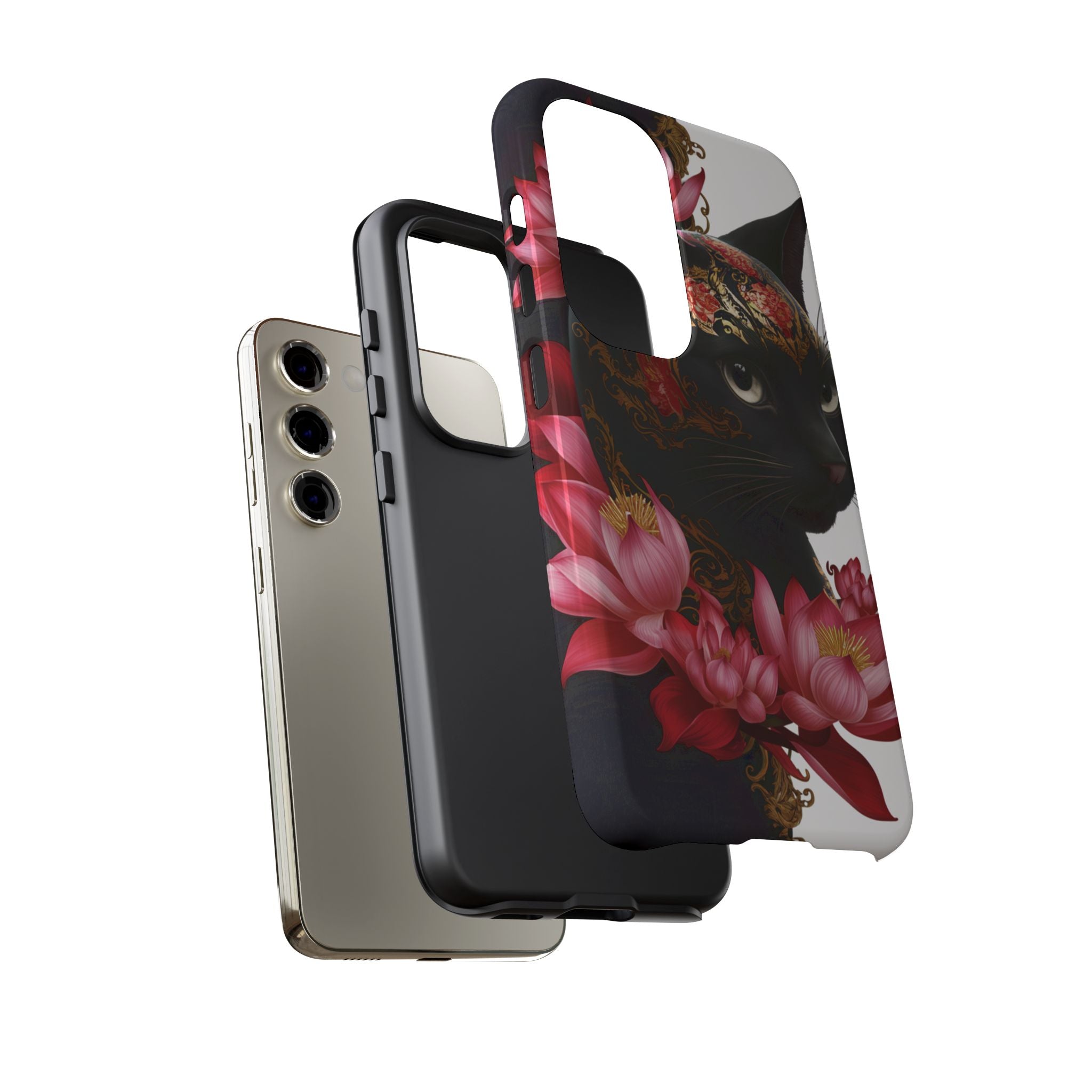 Yin & Yang Mystic Cat - Tough Guard Samsung Galaxy Case
