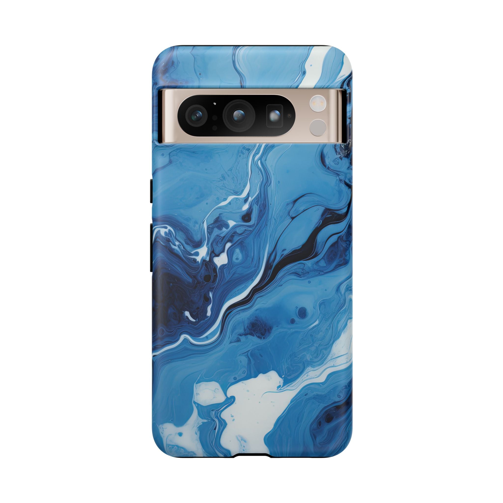 Blue Ocean Wave Marble - Tough Guard Google Pixel Case